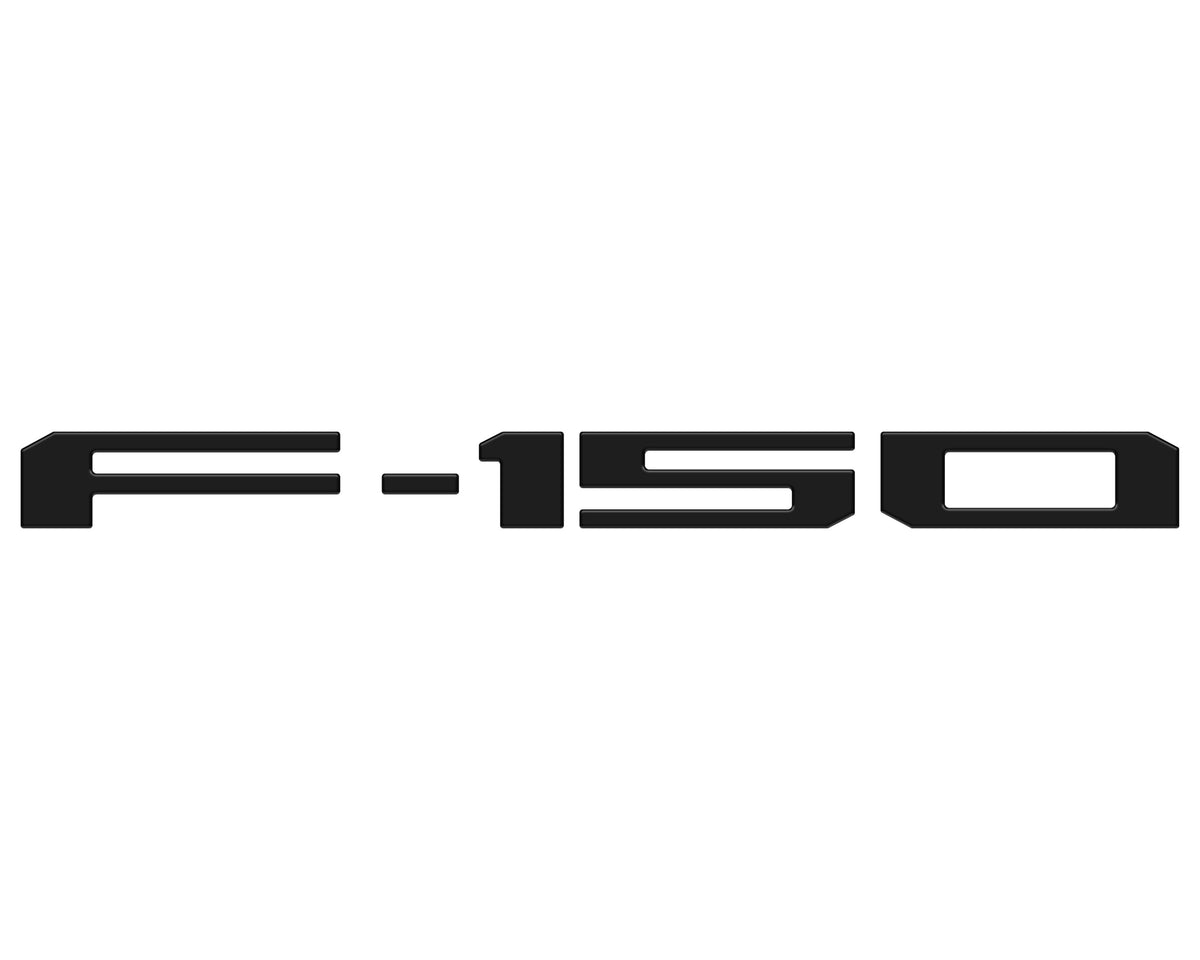 Rear Tailgate Letter Inserts Fits 2018-2020 Ford F-150