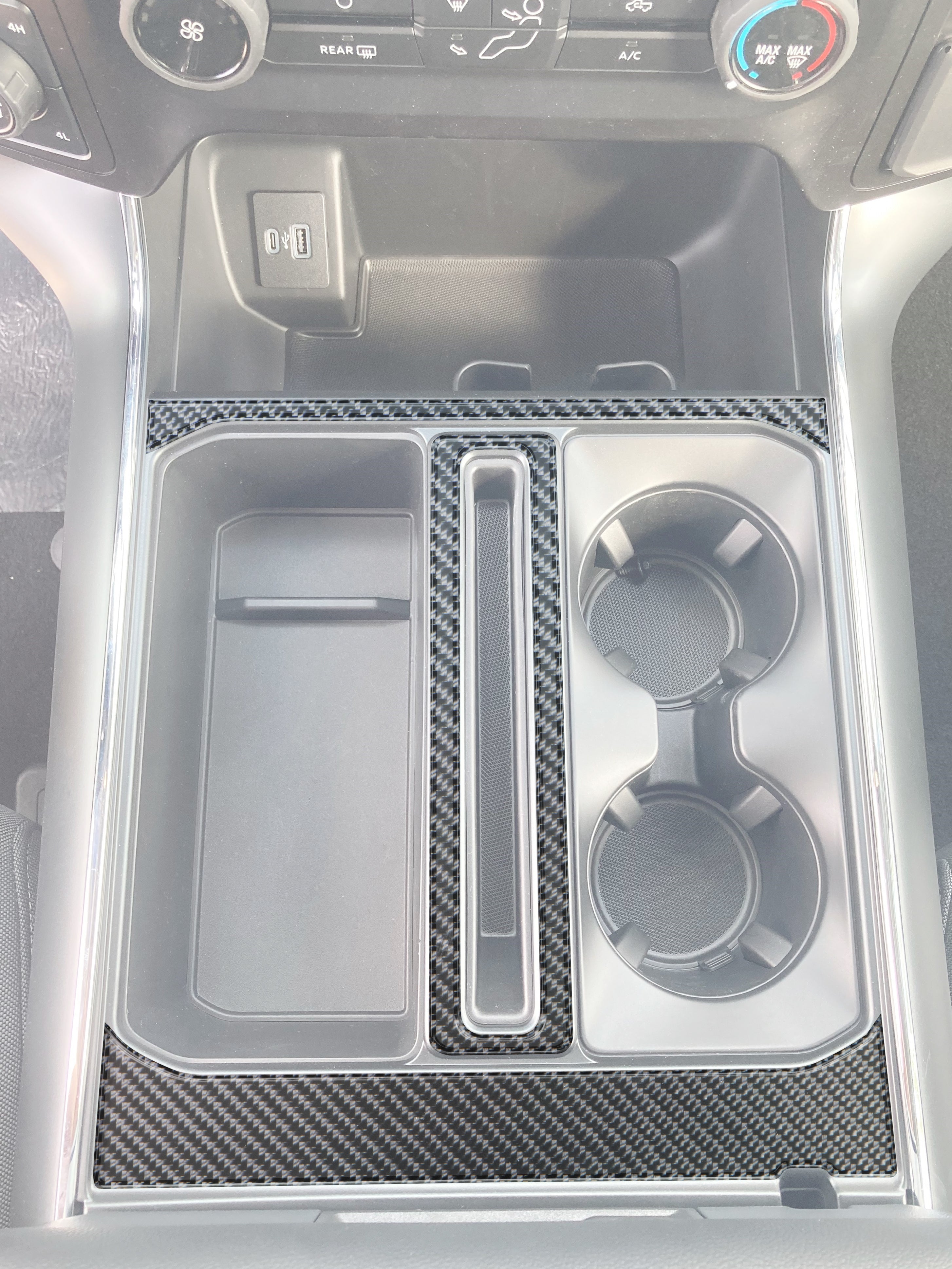 Center Console Accent Trim Fits 2021-2026 Ford F-150