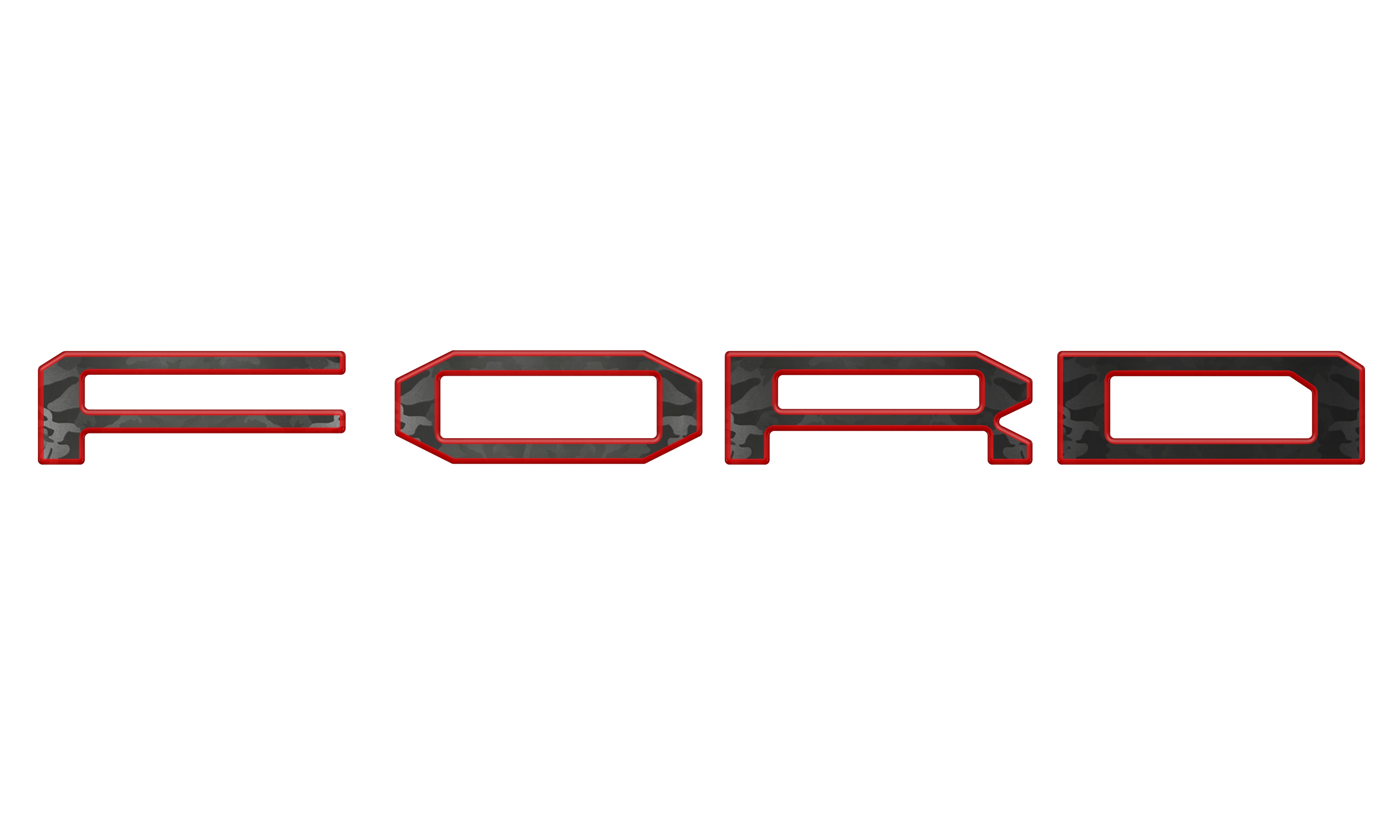 Raptor Front Grille Letters Fits 2021-2026 Ford F-150 Raptor