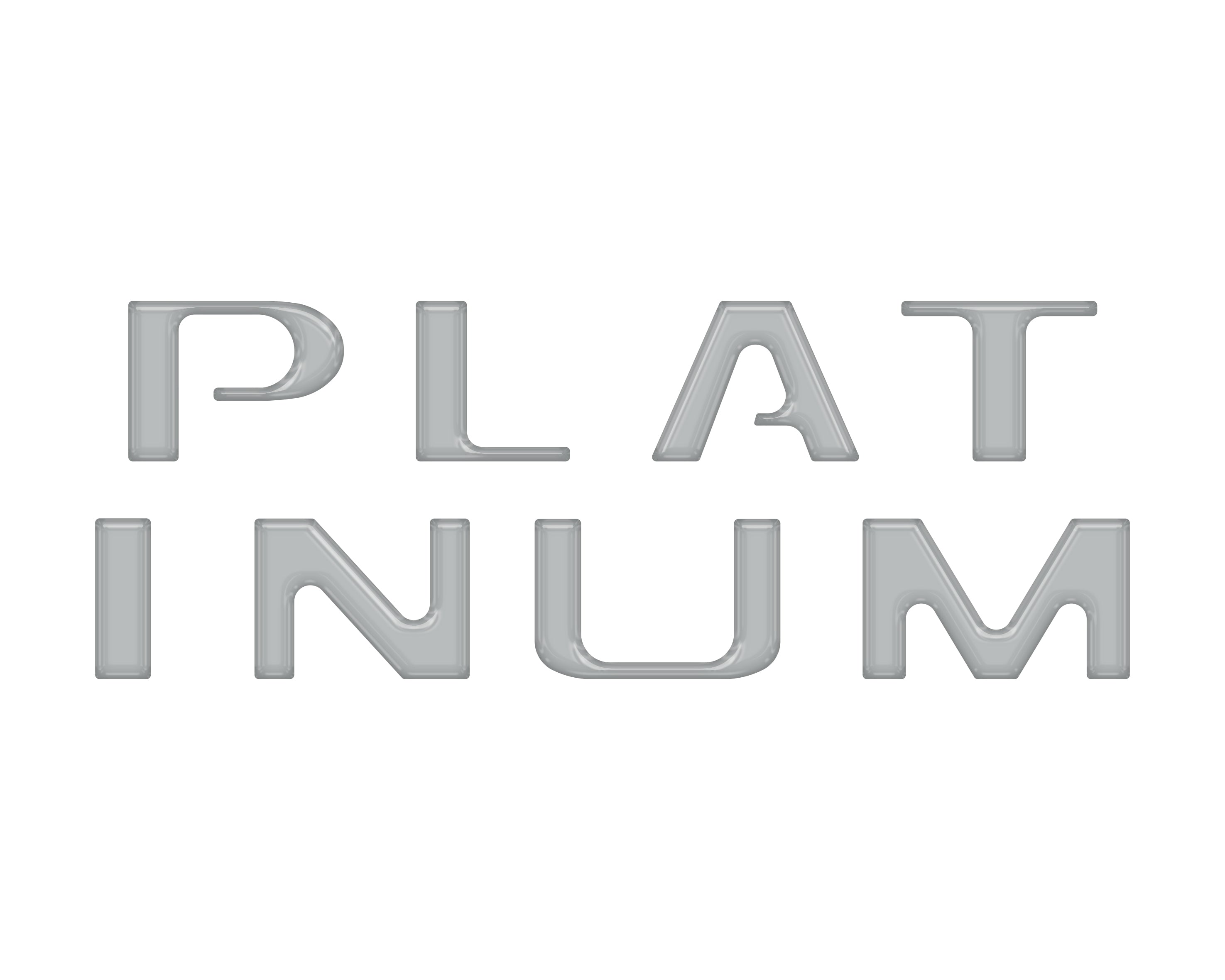 Platinum Tailgate Letter Inserts Fits 2021-2023 Ford F-150