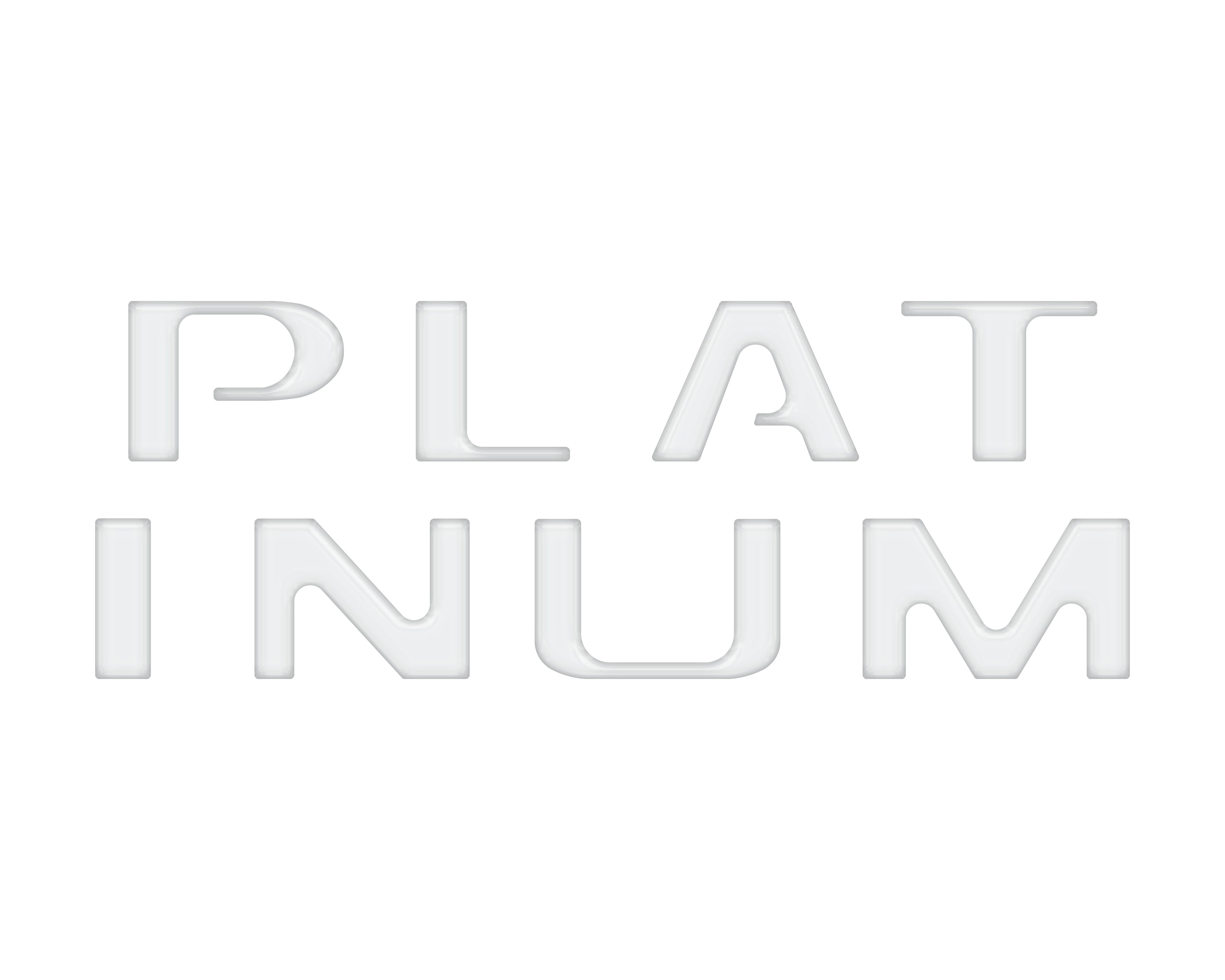 Platinum Tailgate Letter Inserts Fits 2021-2023 Ford F-150