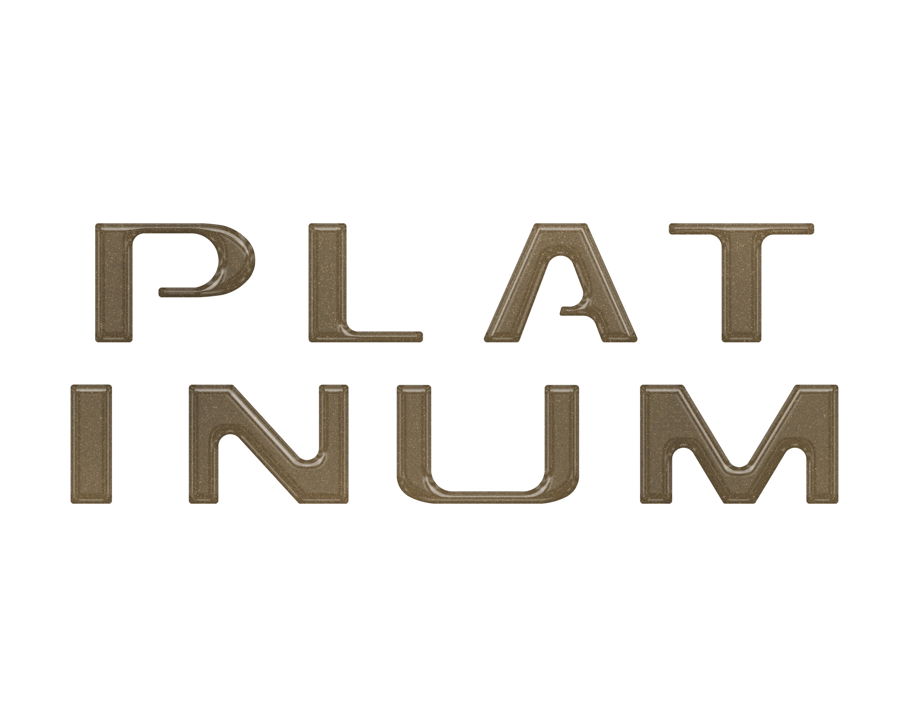 Platinum Tailgate Letter Inserts Fits 2021-2023 Ford F-150