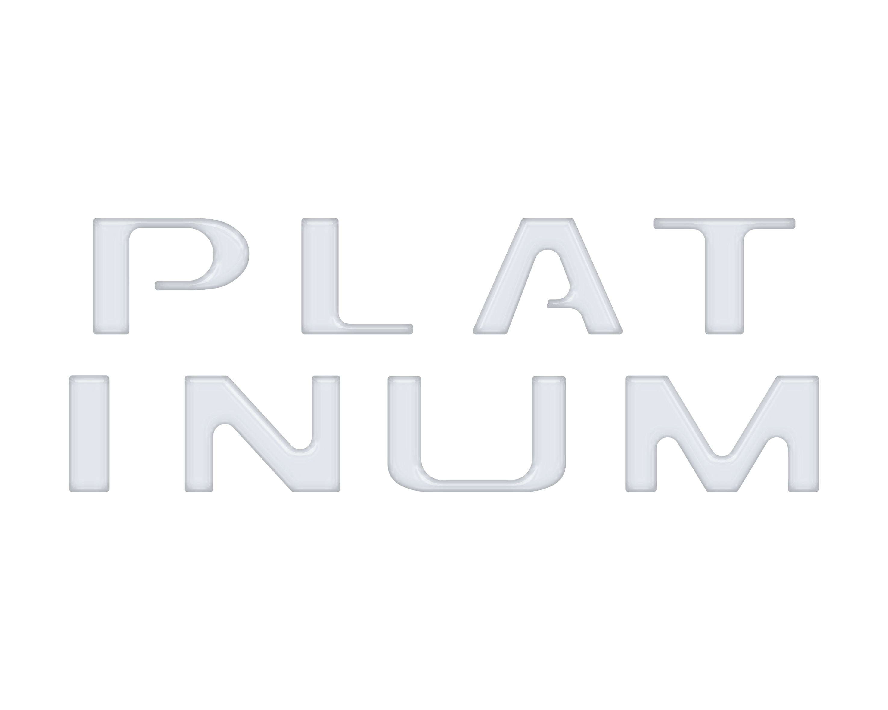 Platinum Tailgate Letter Inserts Fits 2021-2023 Ford F-150