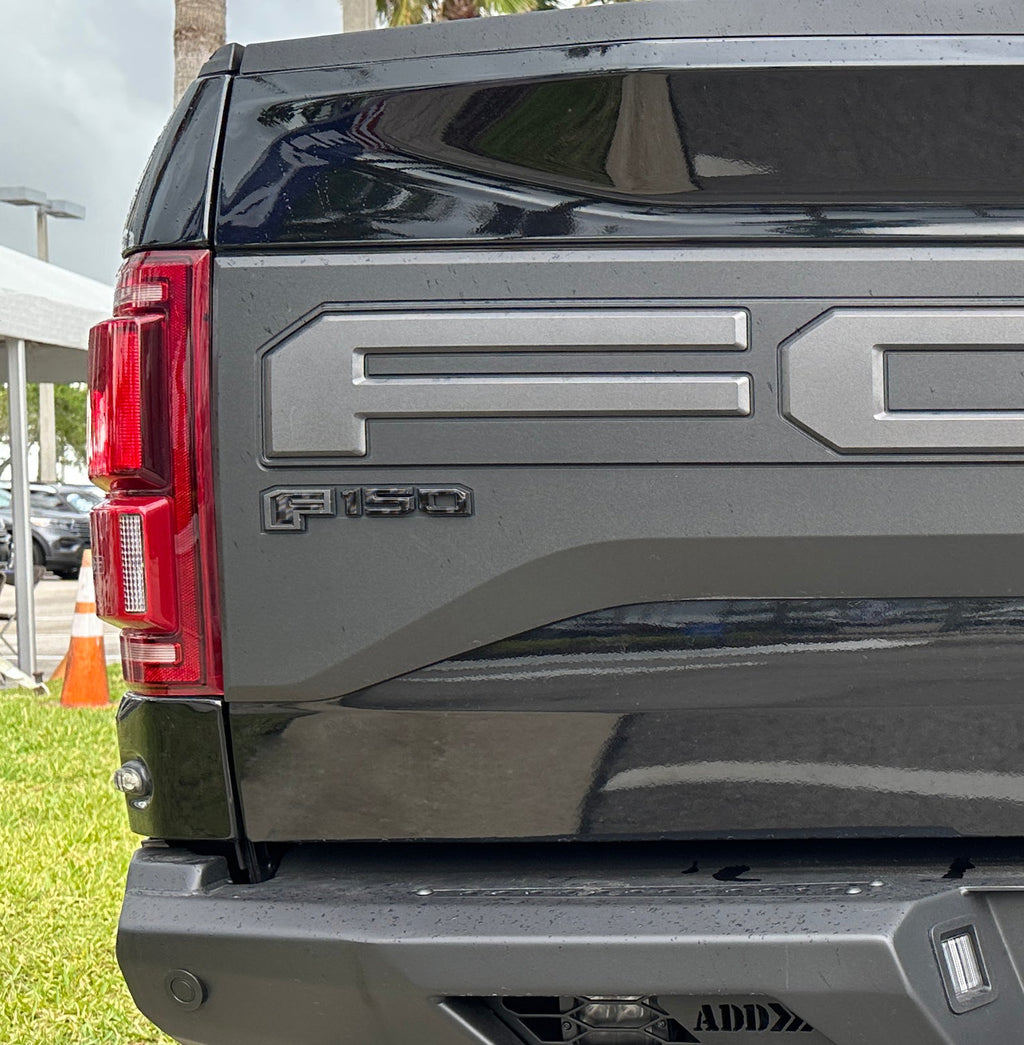 Tailgate Applique Emblem Accent Trim Fits 2017-2020 Ford F-150 Raptor/King Ranch/Platinum/Limited