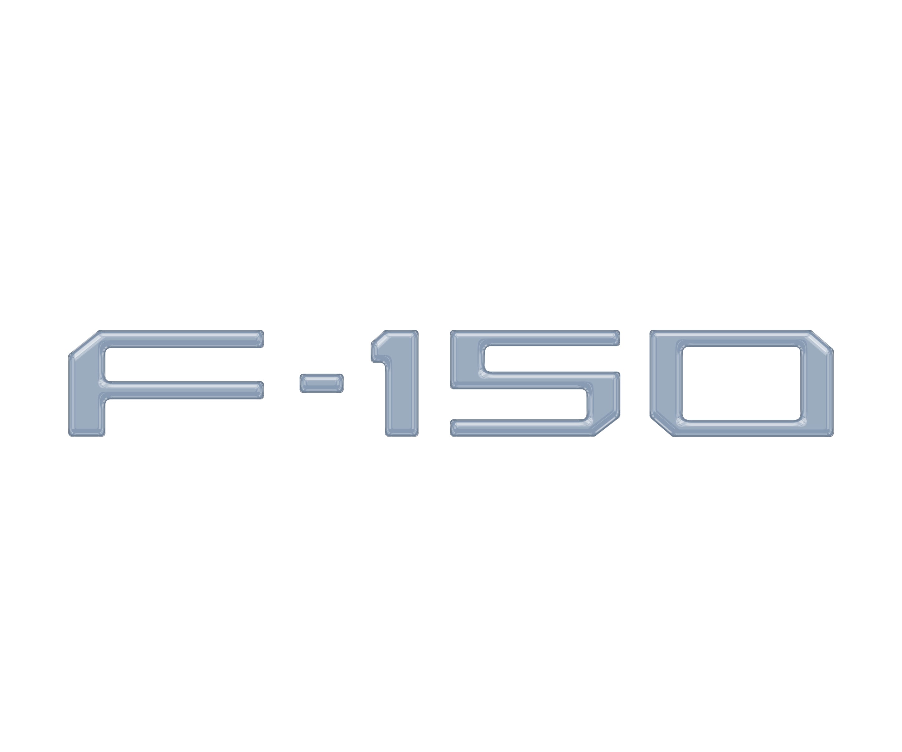 Tailgate Applique F-150 Emblem Overlays Fits 2021-2026 Ford F-150 Raptor/King Ranch/Platinum/Limited