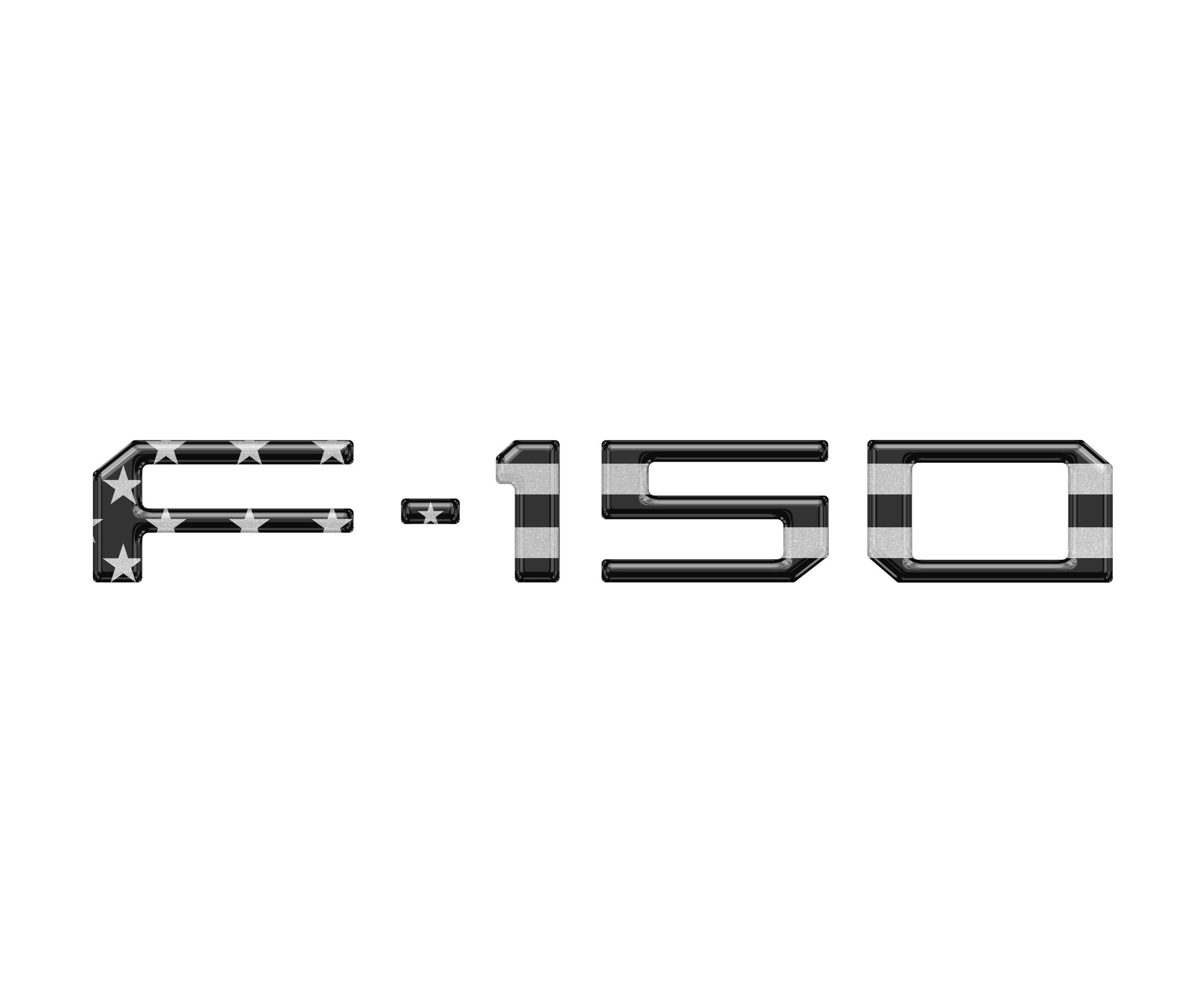 Tailgate Applique F-150 Emblem Overlays Fits 2021-2026 Ford F-150 Raptor/King Ranch/Platinum/Limited