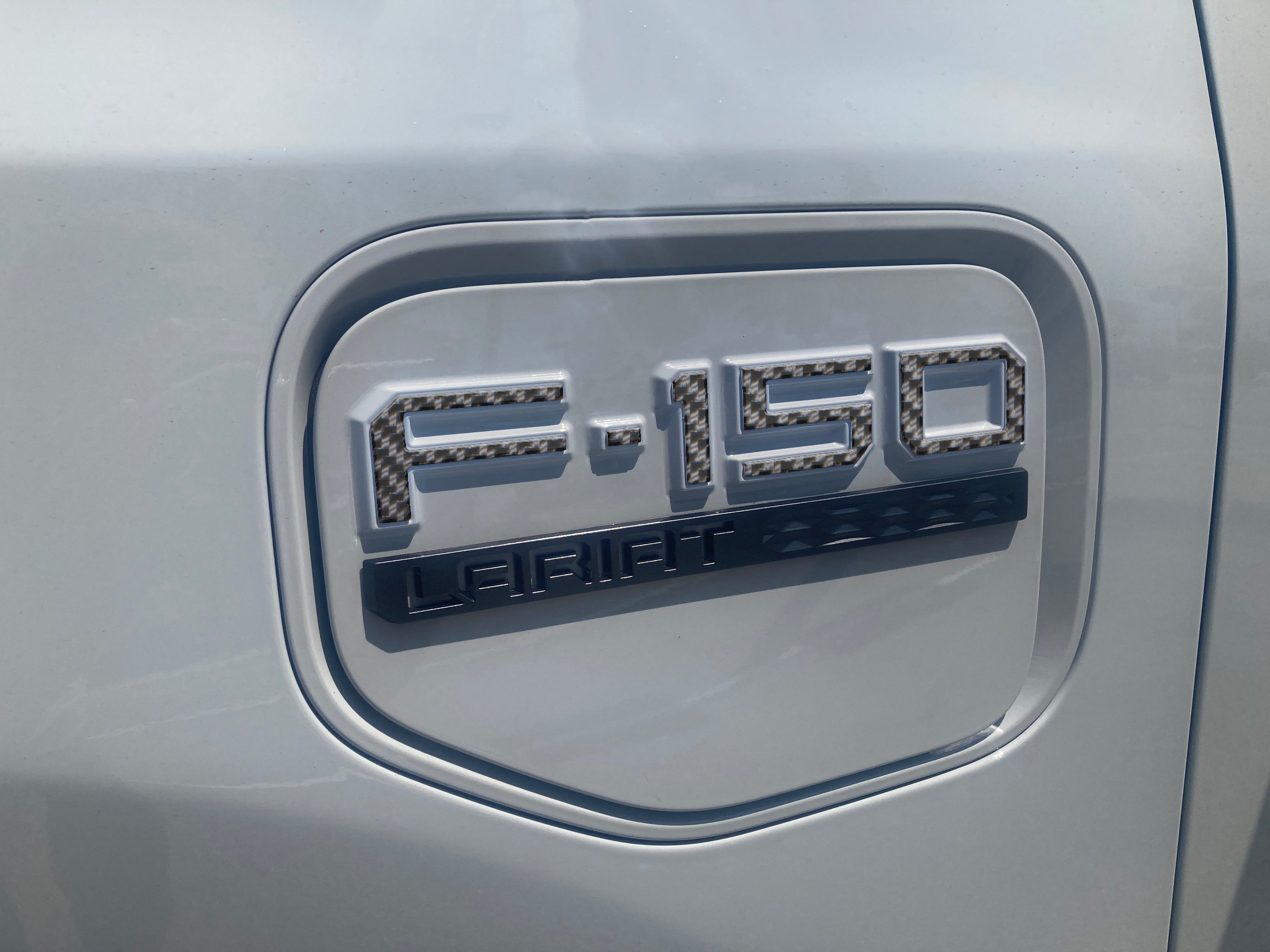 Charge Port Lid Letter Inserts Fits 2022-2026 Ford F-150 Lightning