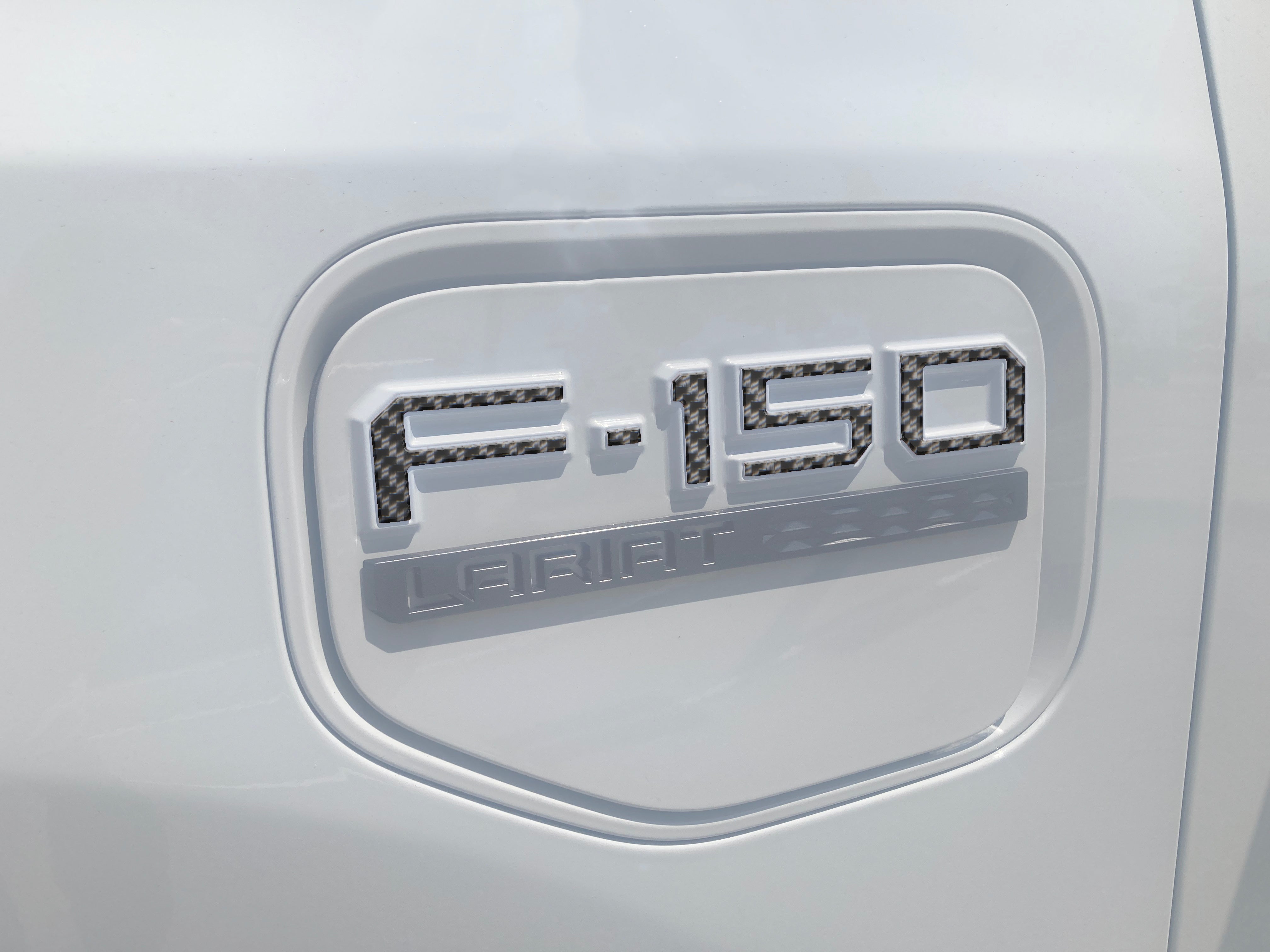 Charge Port Lid Letter Inserts Fits 2022-2026 Ford F-150 Lightning