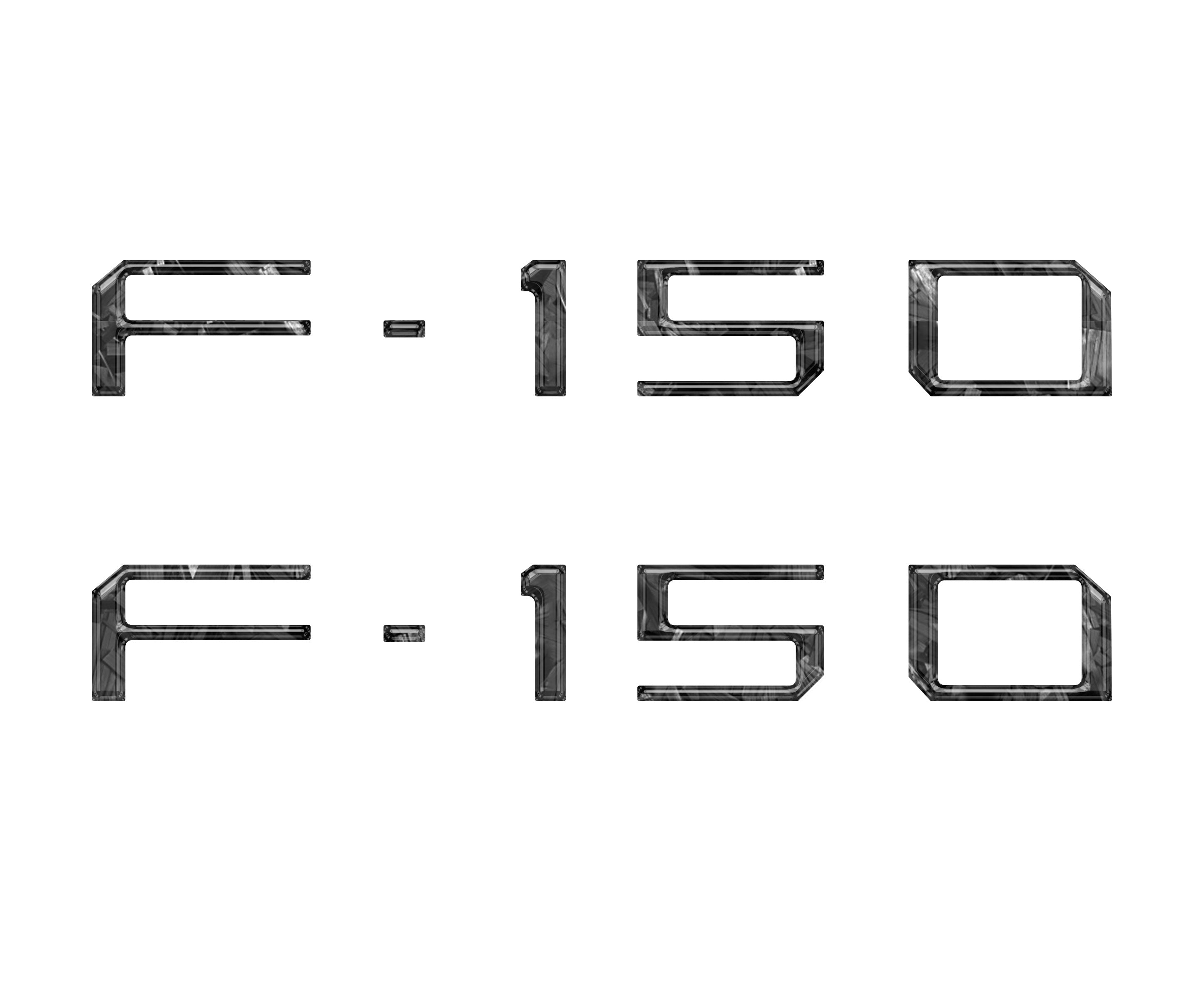 Charge Port Lid Letter Inserts Fits 2022-2026 Ford F-150 Lightning