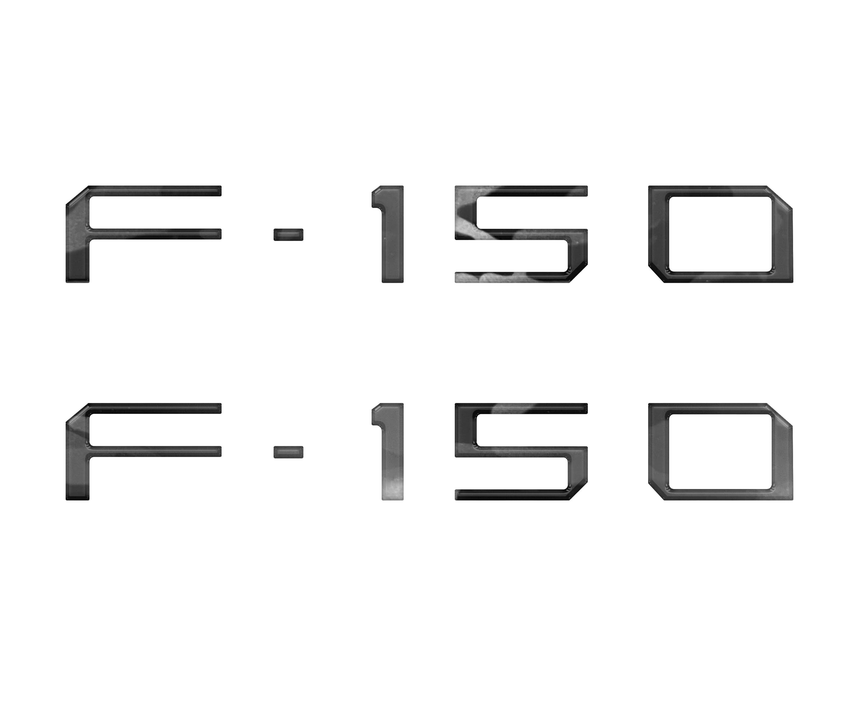 Charge Port Lid Letter Inserts Fits 2022-2026 Ford F-150 Lightning