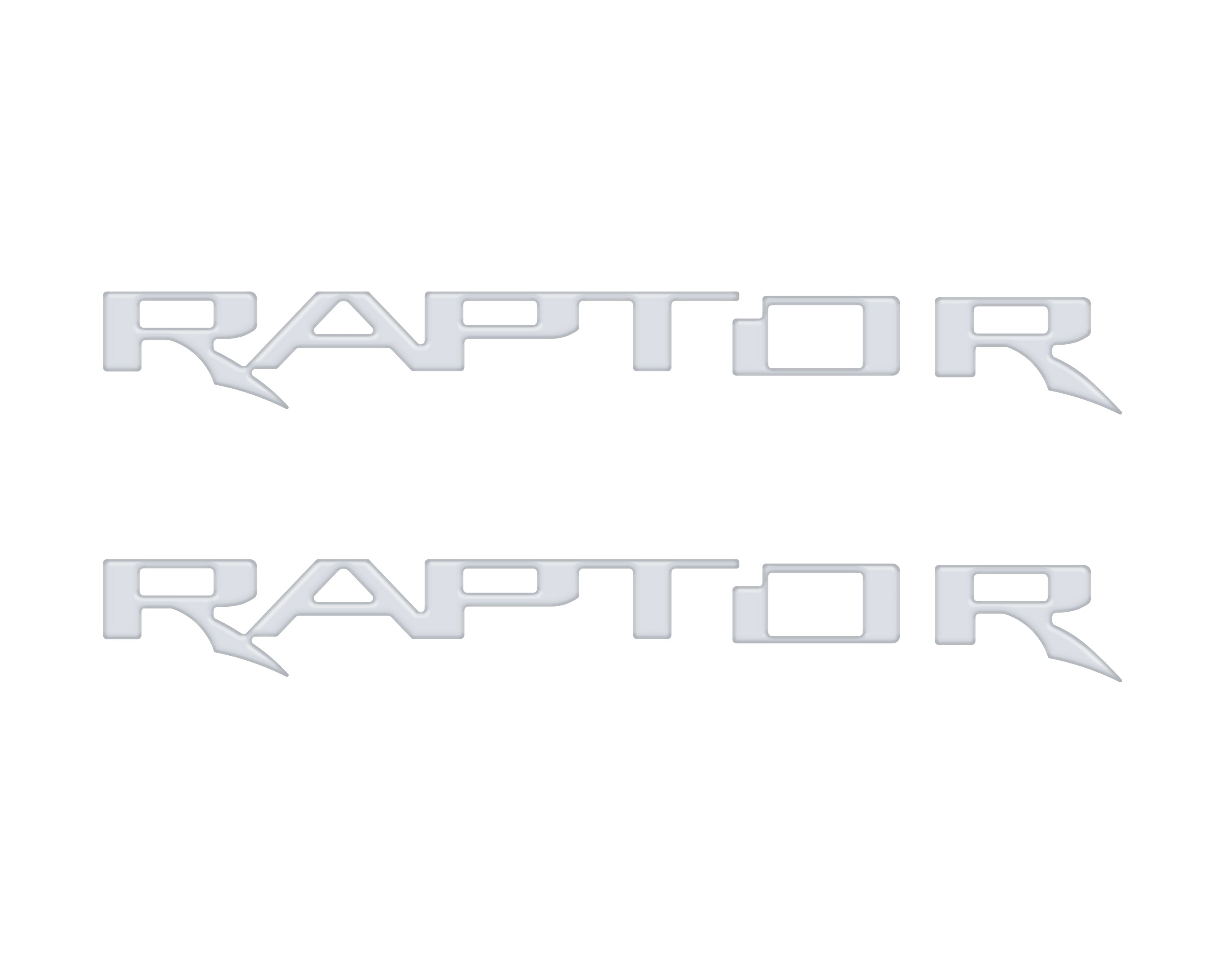 Hood Cowl Emblem Inserts Fits 2021-2026 Ford F-150/Bronco Raptor