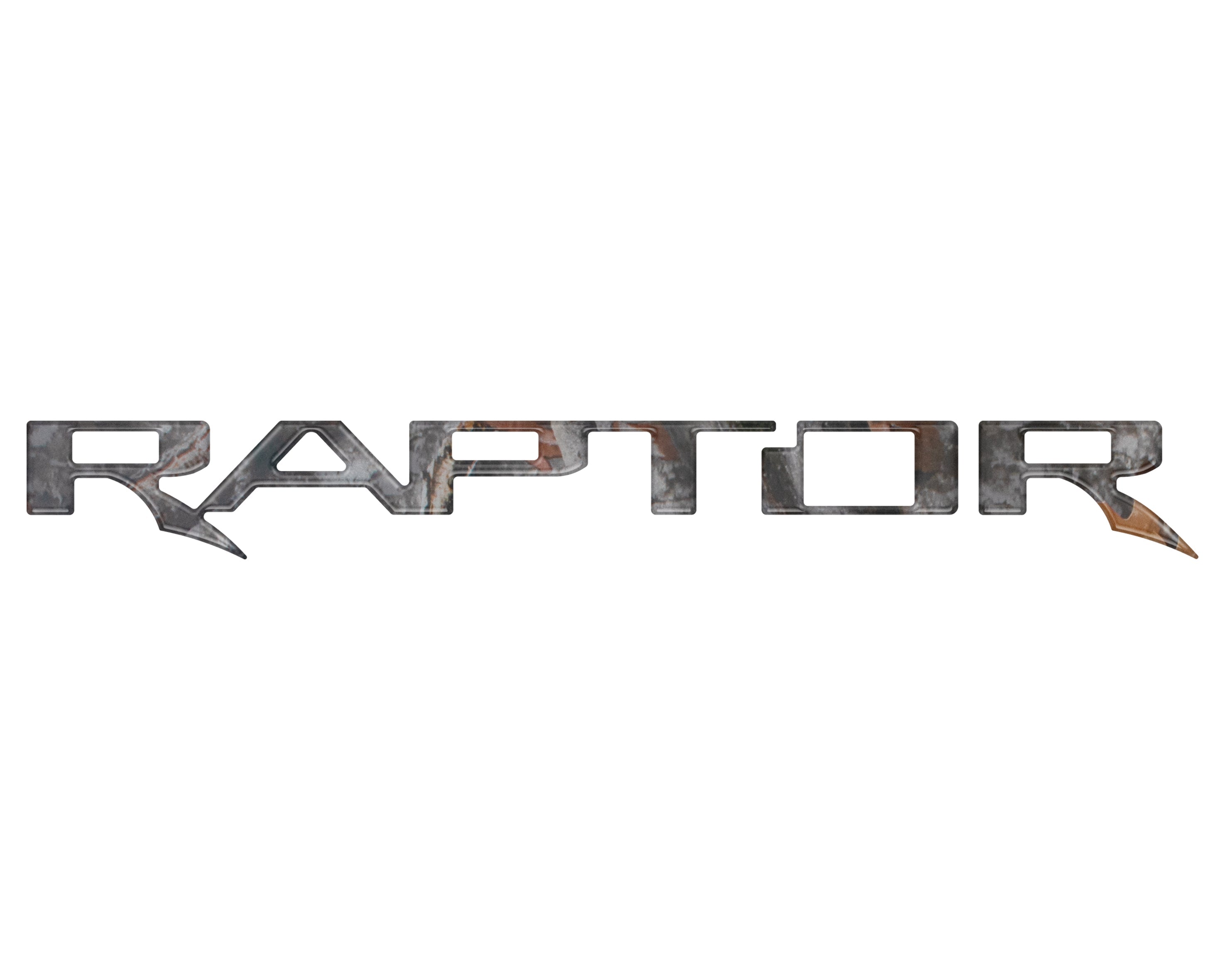 Raptor Tailgate Emblem Inserts Fits 2024-2026 Ford Ranger