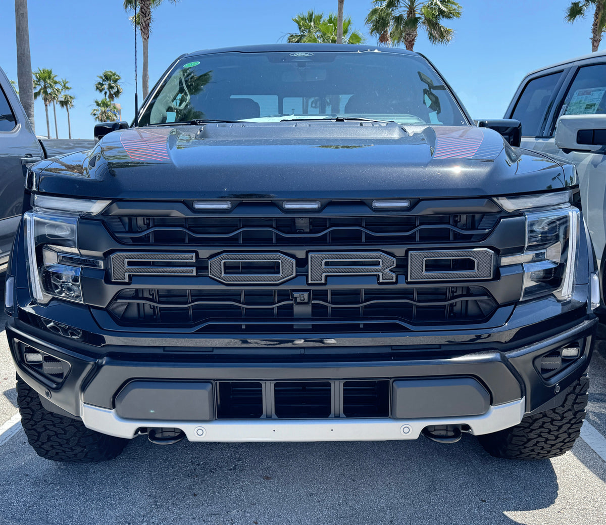 Raptor Front Grille Letters Fits 2021-2026 Ford F-150 Raptor