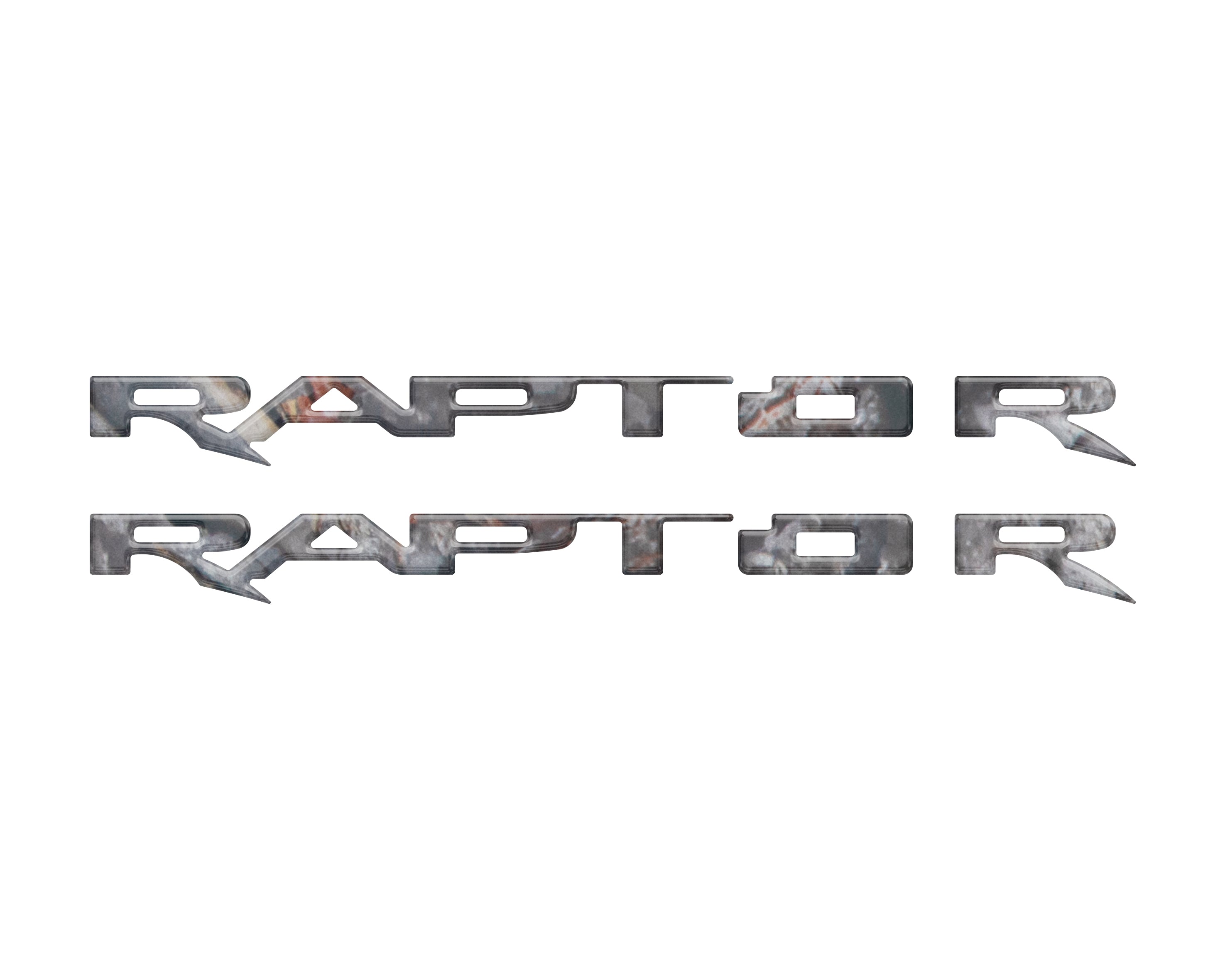 Running Board Emblem Overlays Fits 2017-2024 Ford F-150 Raptor