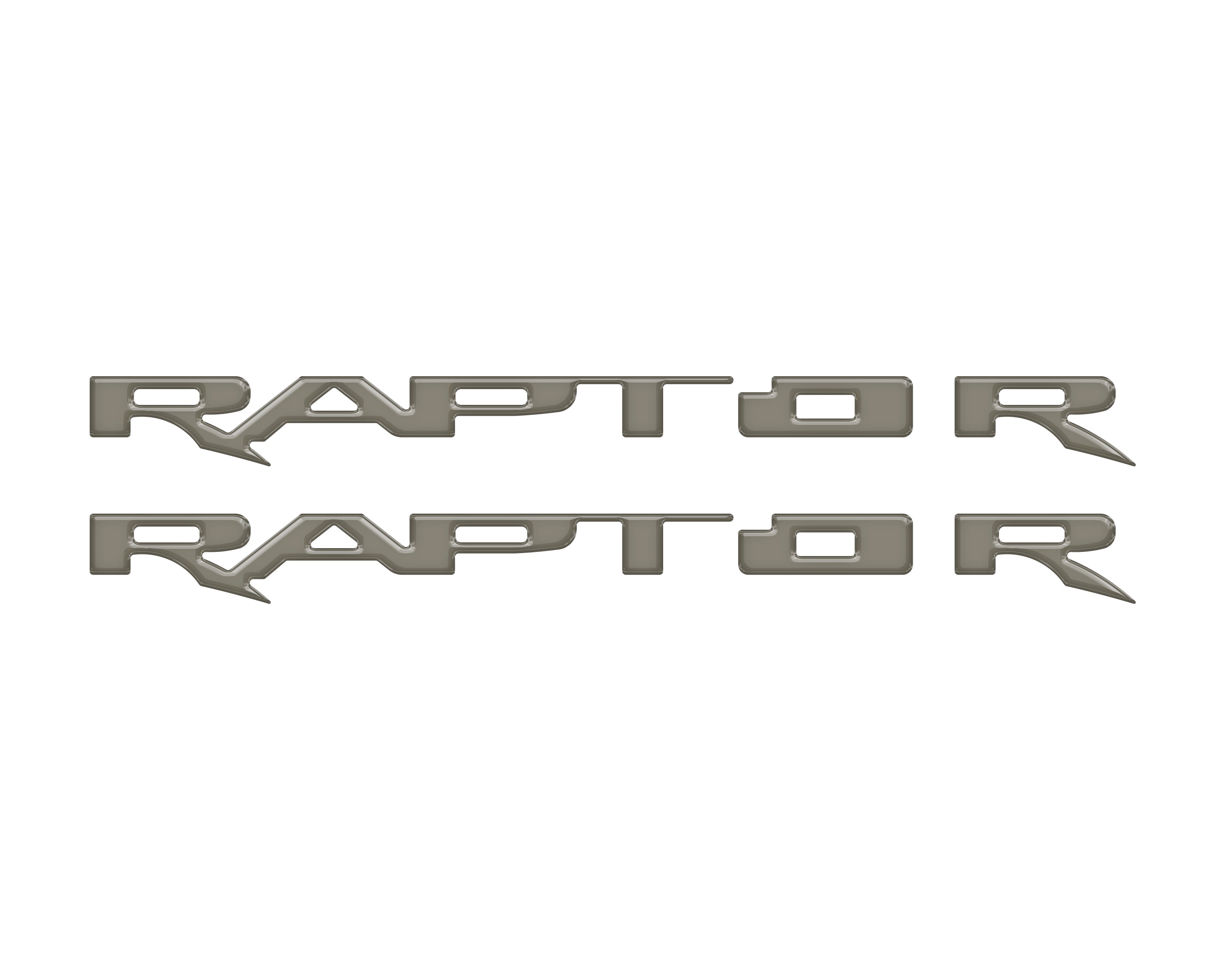 Running Board Emblem Overlays Fits 2017-2024 Ford F-150 Raptor