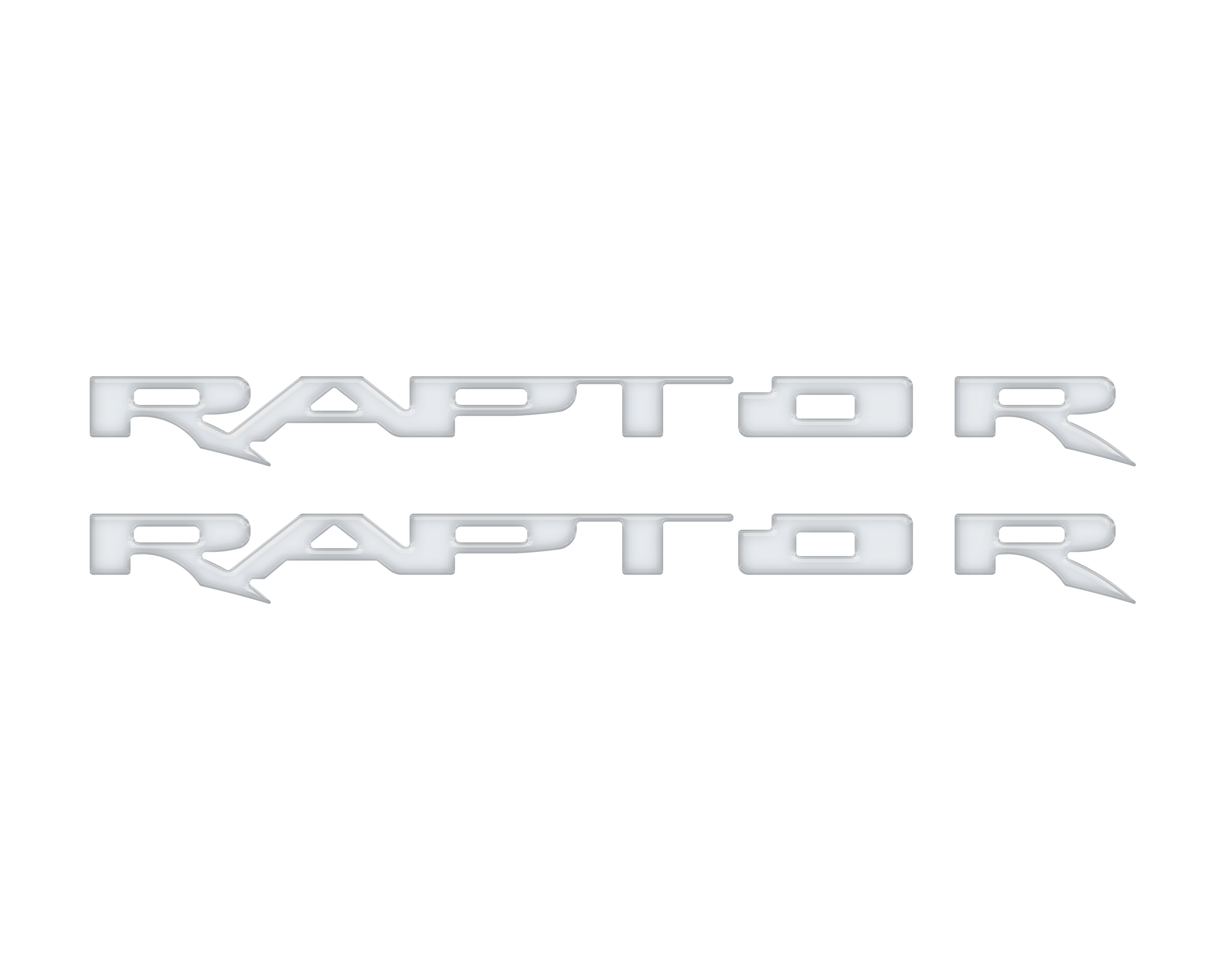 Running Board Emblem Overlays Fits 2017-2024 Ford F-150 Raptor