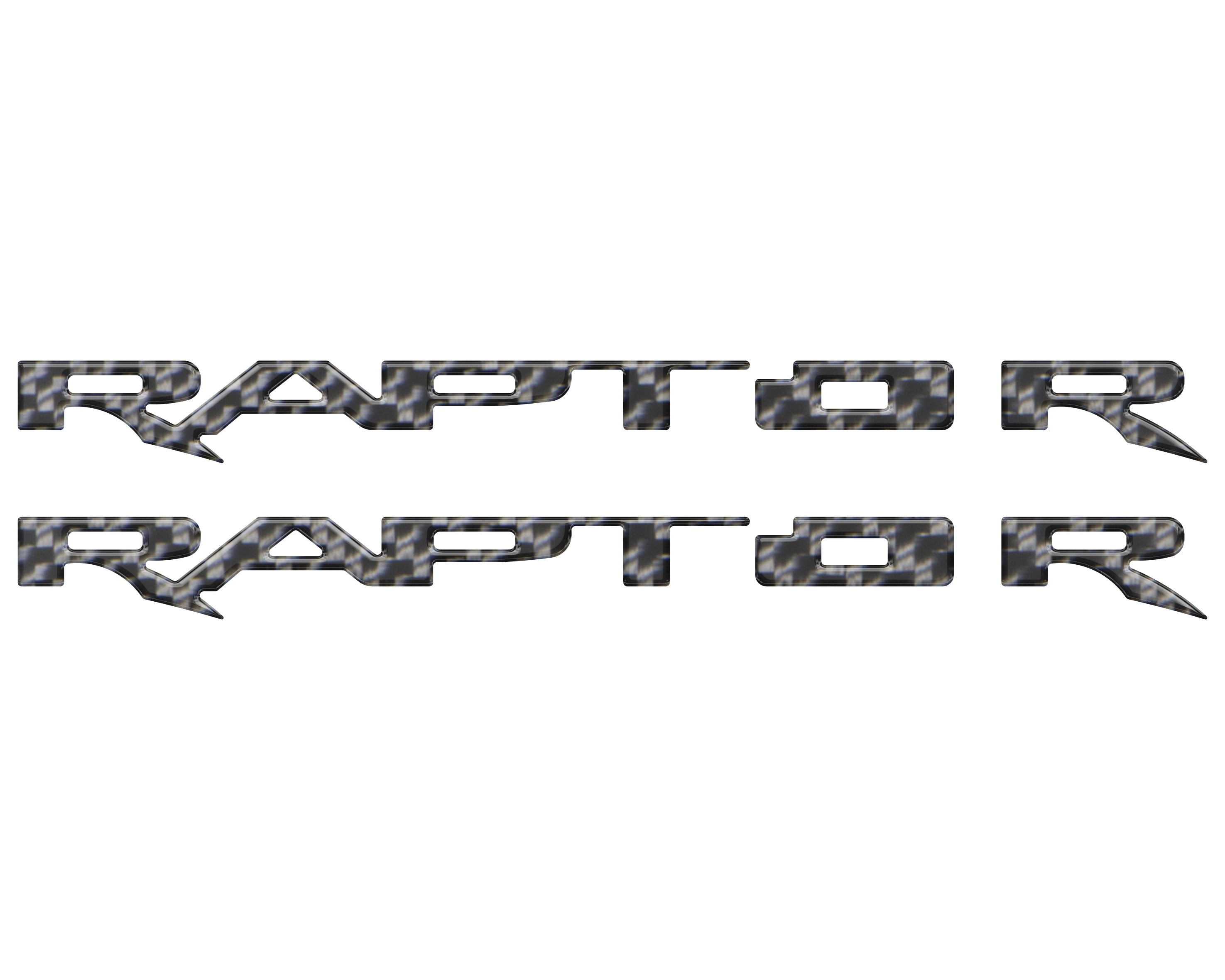 Running Board Emblem Overlays Fits 2017-2024 Ford F-150 Raptor