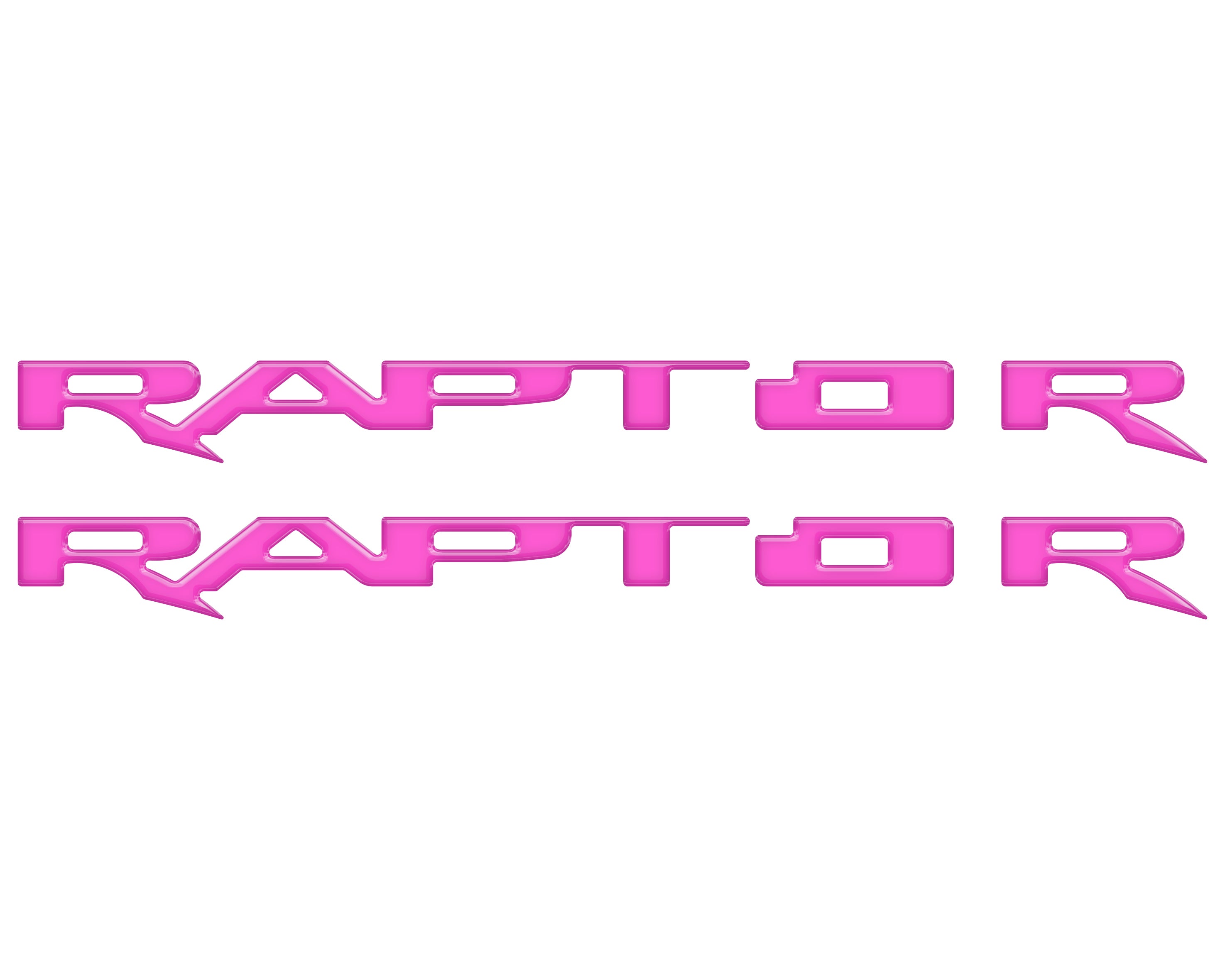 Running Board Emblem Overlays Fits 2017-2024 Ford F-150 Raptor