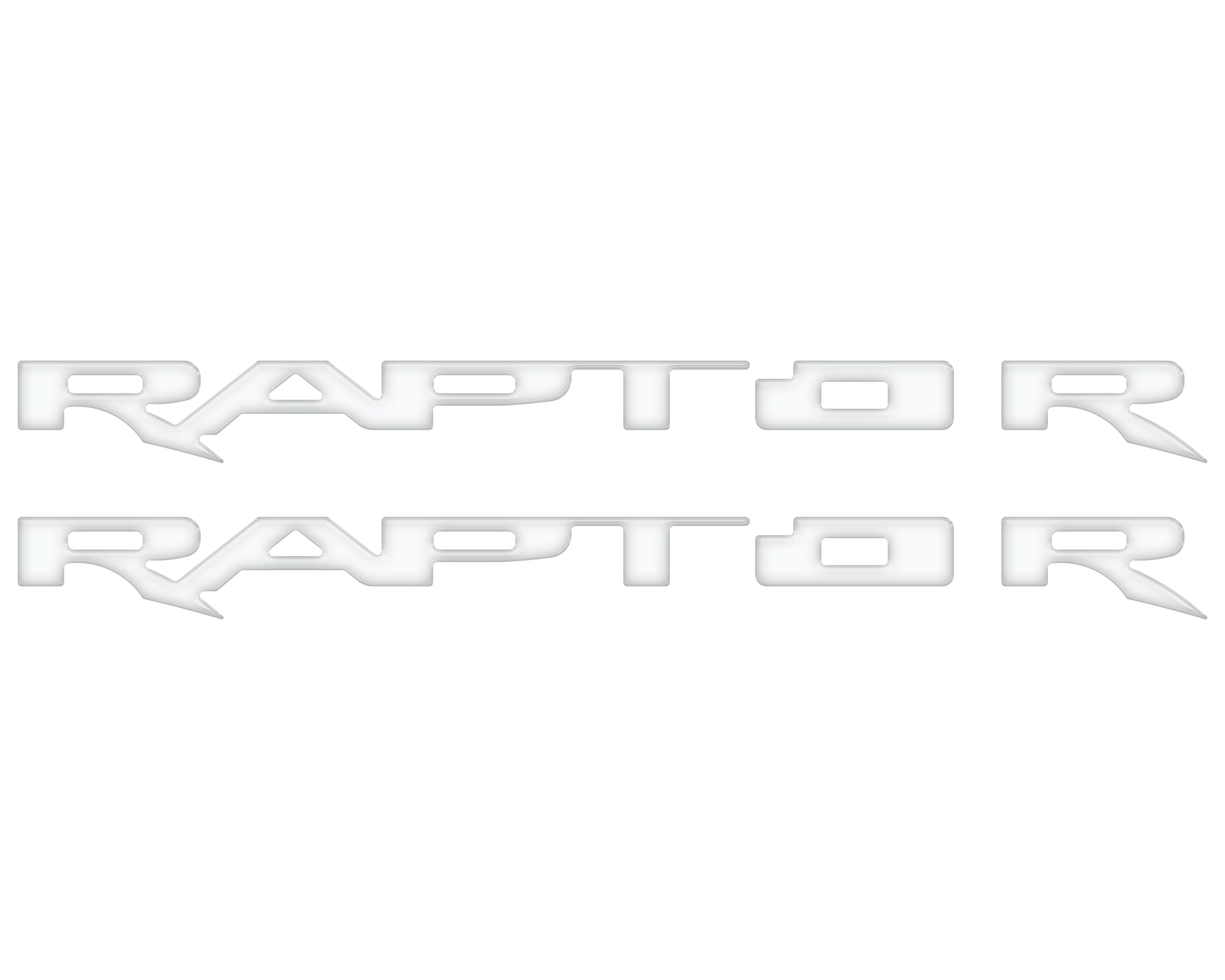 Running Board Emblem Overlays Fits 2017-2024 Ford F-150 Raptor