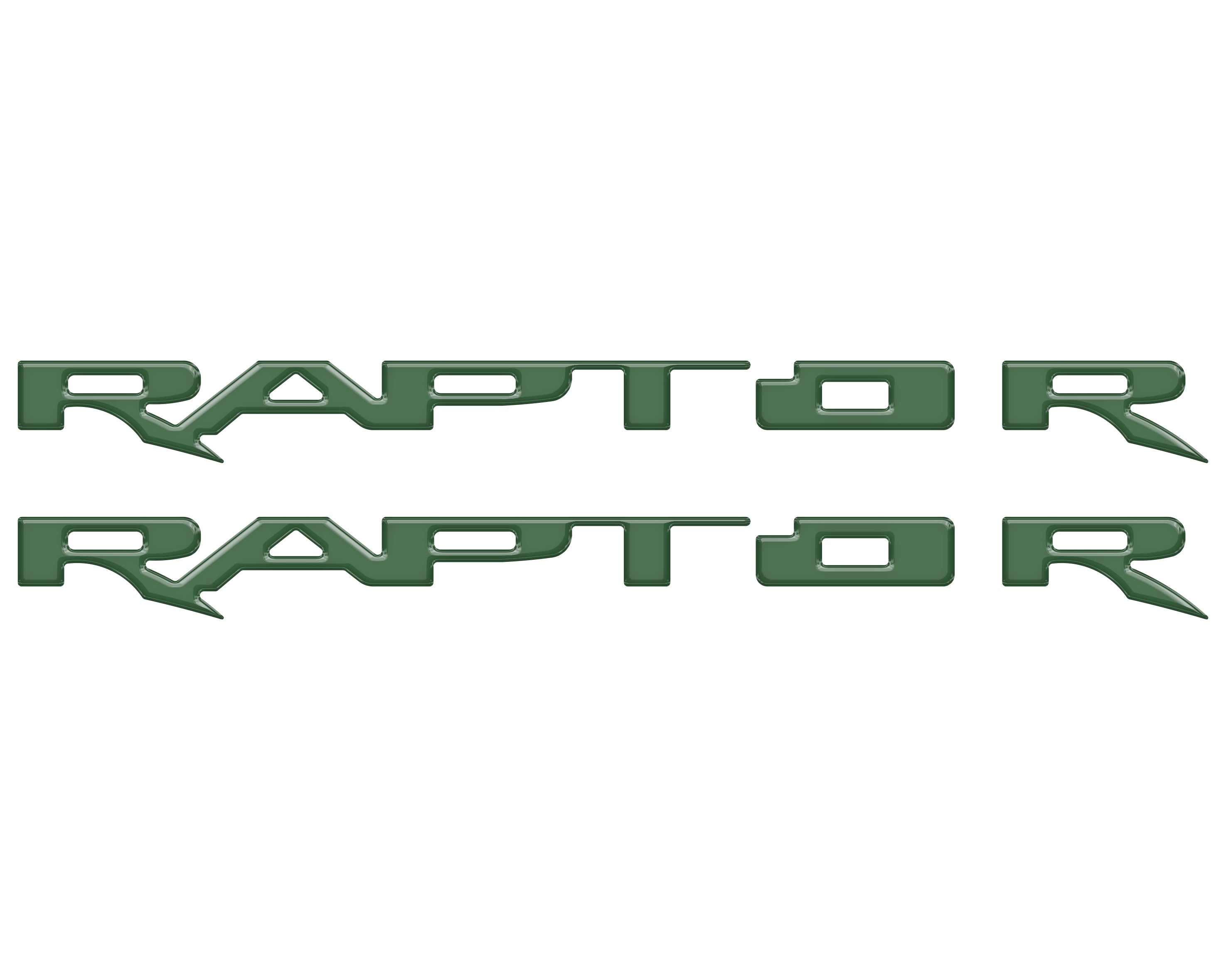 Running Board Emblem Overlays Fits 2017-2024 Ford F-150 Raptor