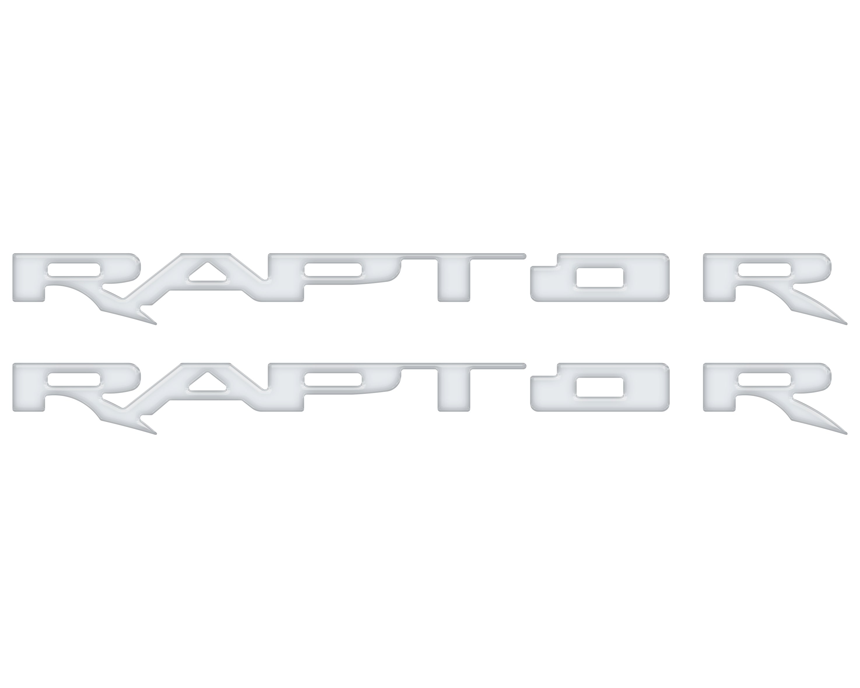 Running Board Emblem Overlays Fits 2017-2024 Ford F-150 Raptor