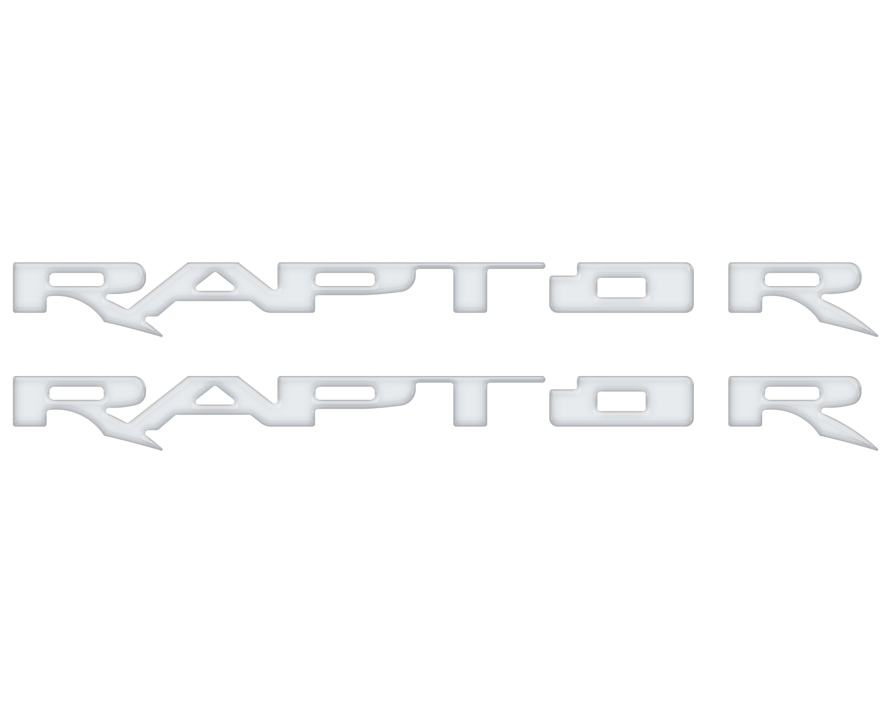 Running Board Emblem Overlays Fits 2017-2024 Ford F-150 Raptor