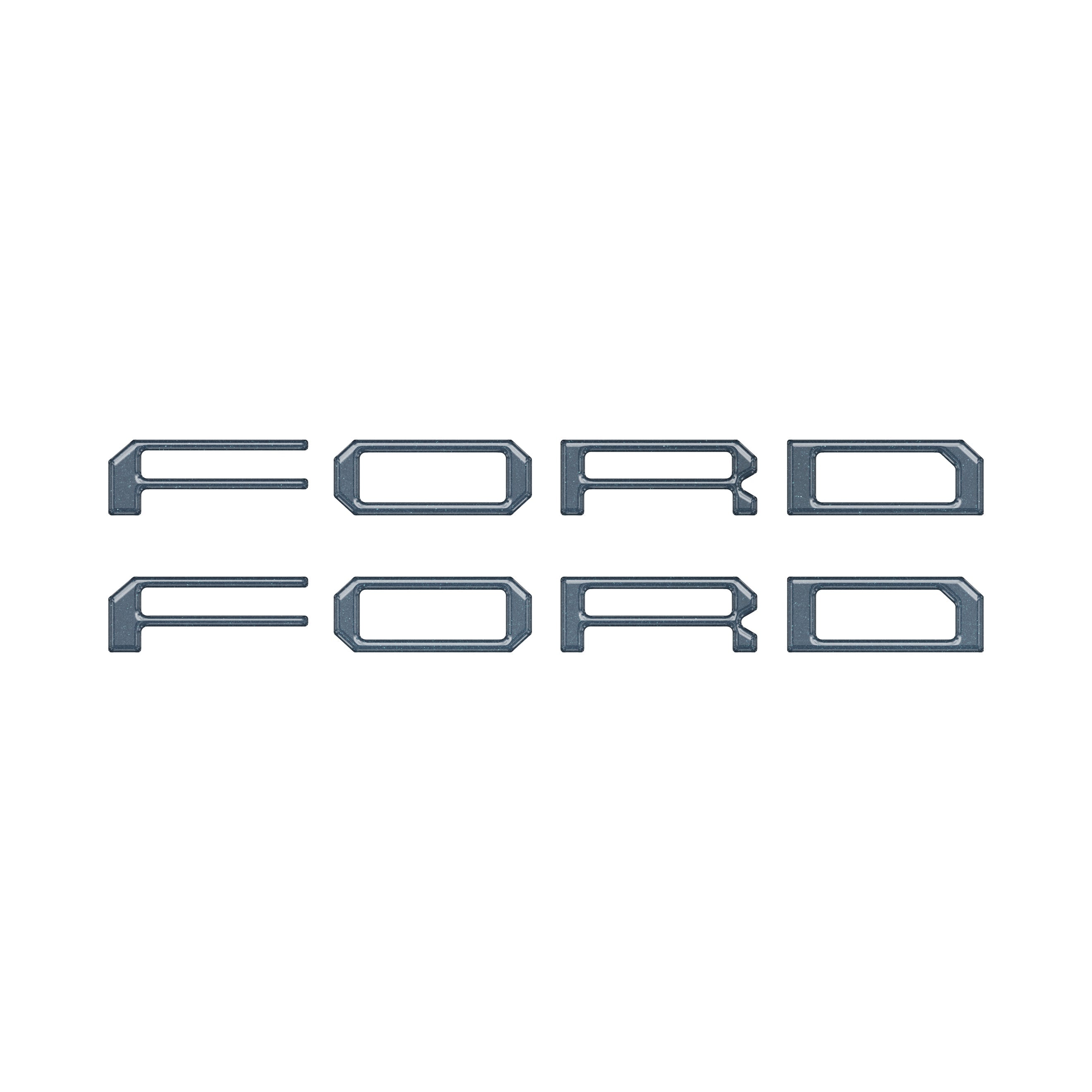 Tremor/Raptor Running Board Letter Inserts Fits 2025-2026 Ford F-150