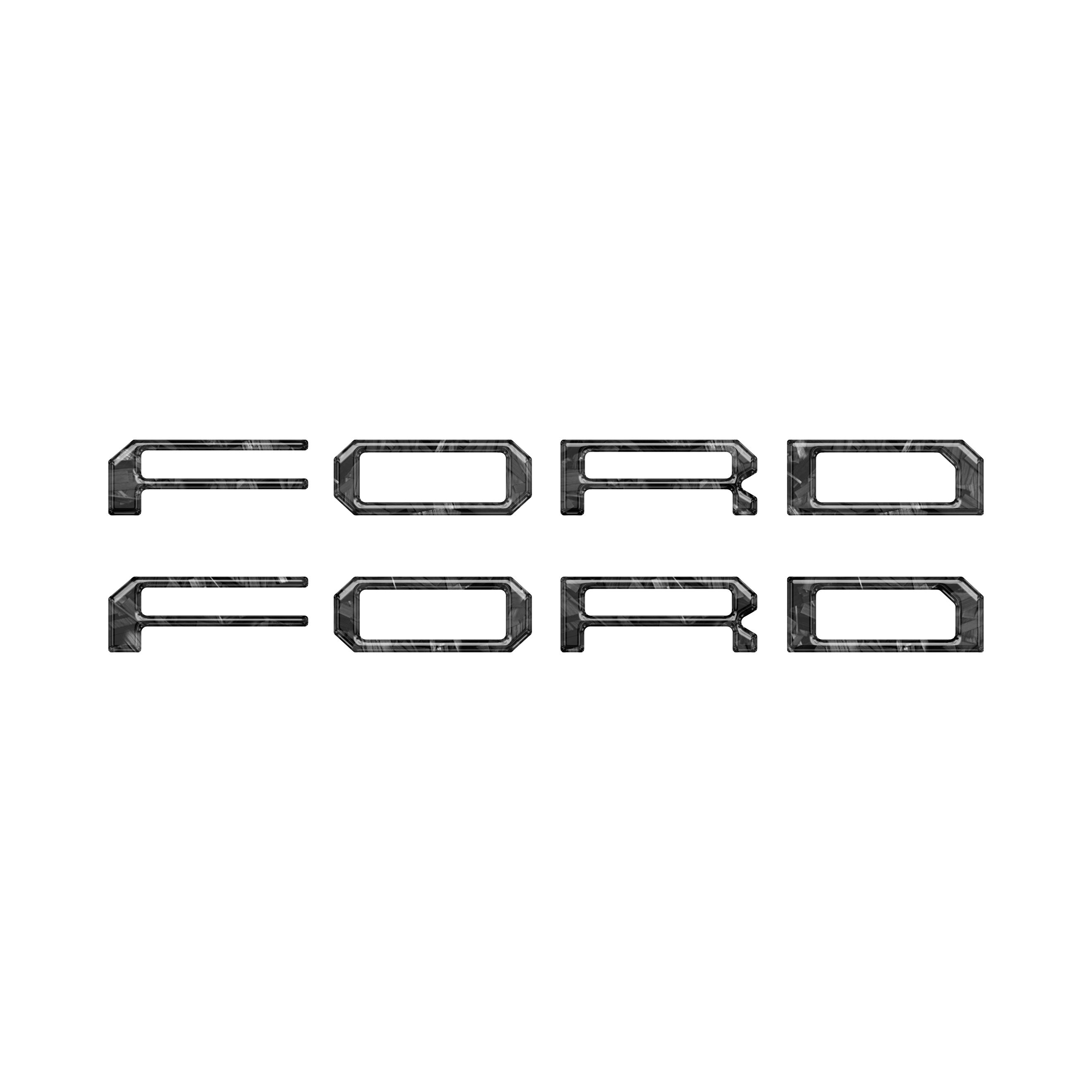 Tremor Running Board Letter Inserts Fits 2025-2026 Ford Expedition Tremor