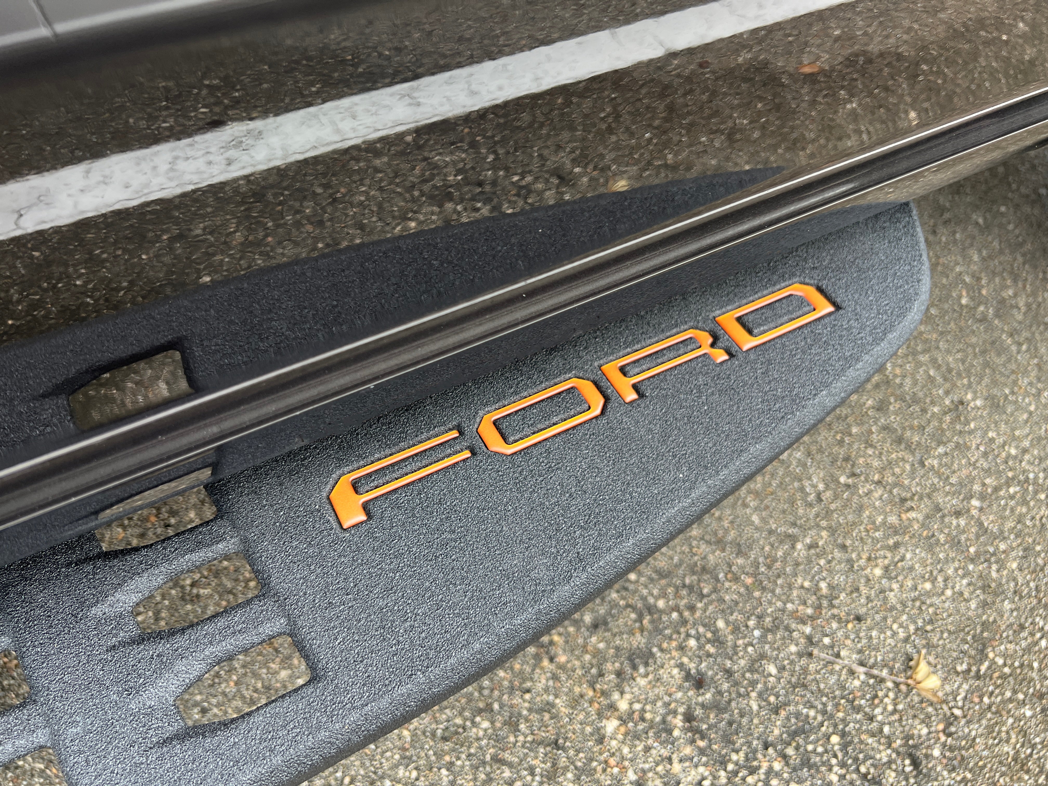 Tremor/Raptor Running Board Letter Inserts Fits 2025-2026 Ford F-150