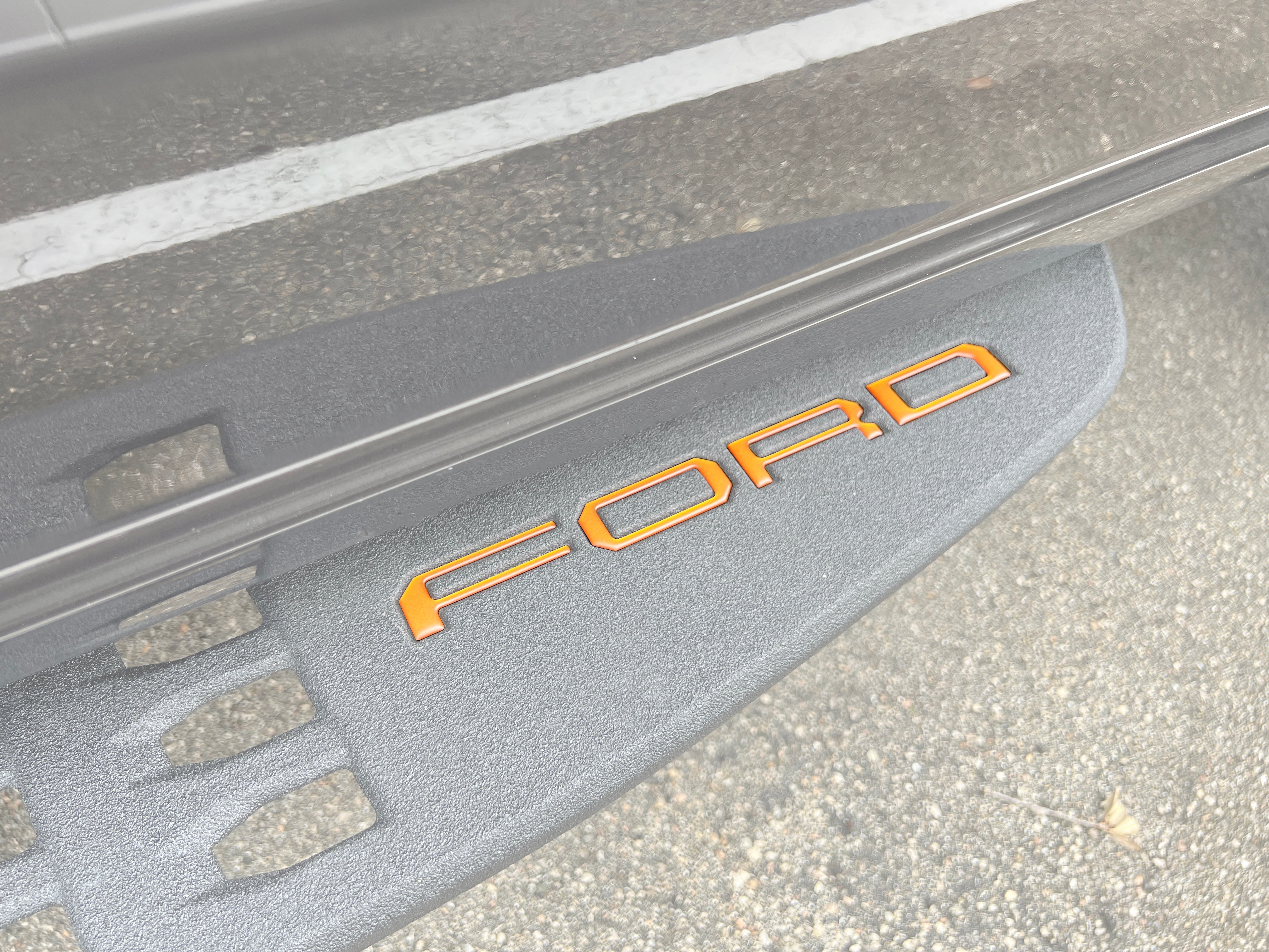 Tremor/Raptor Running Board Letter Inserts Fits 2025-2026 Ford F-150