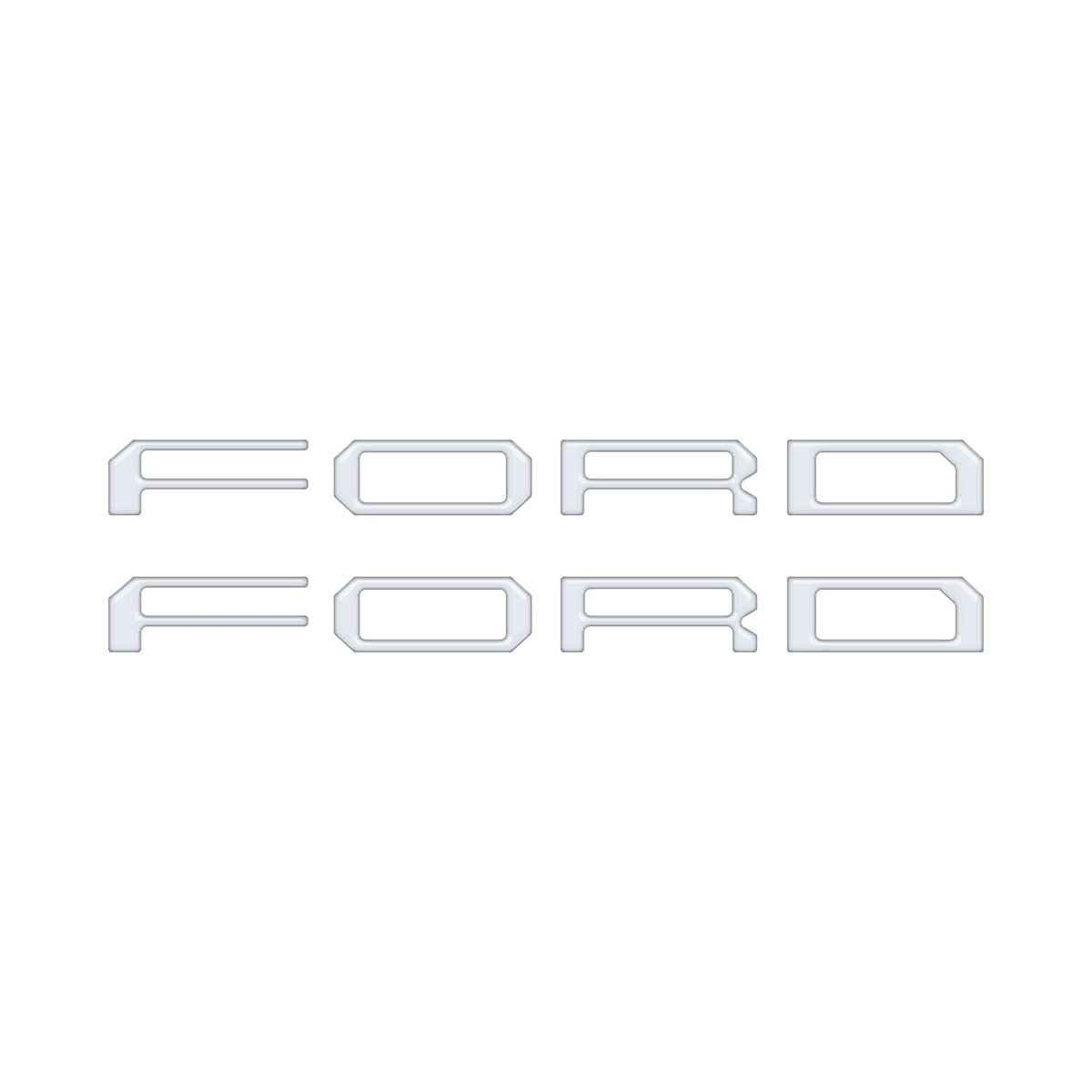 Tremor Running Board Letter Inserts Fits 2021-2024 Ford F-150