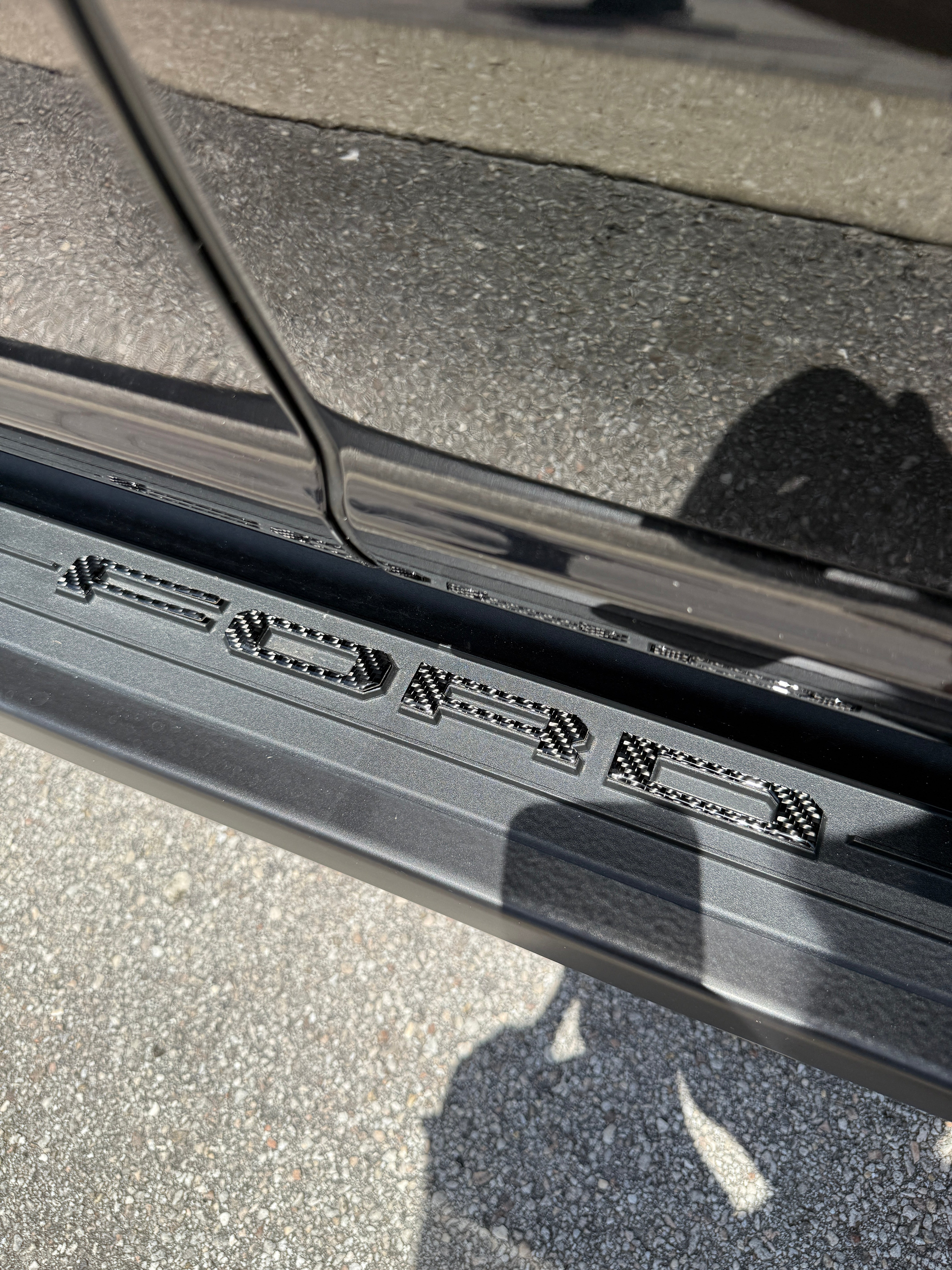Lightning Running Board Overlays Fits 2022-2026 Ford F150 Lightning