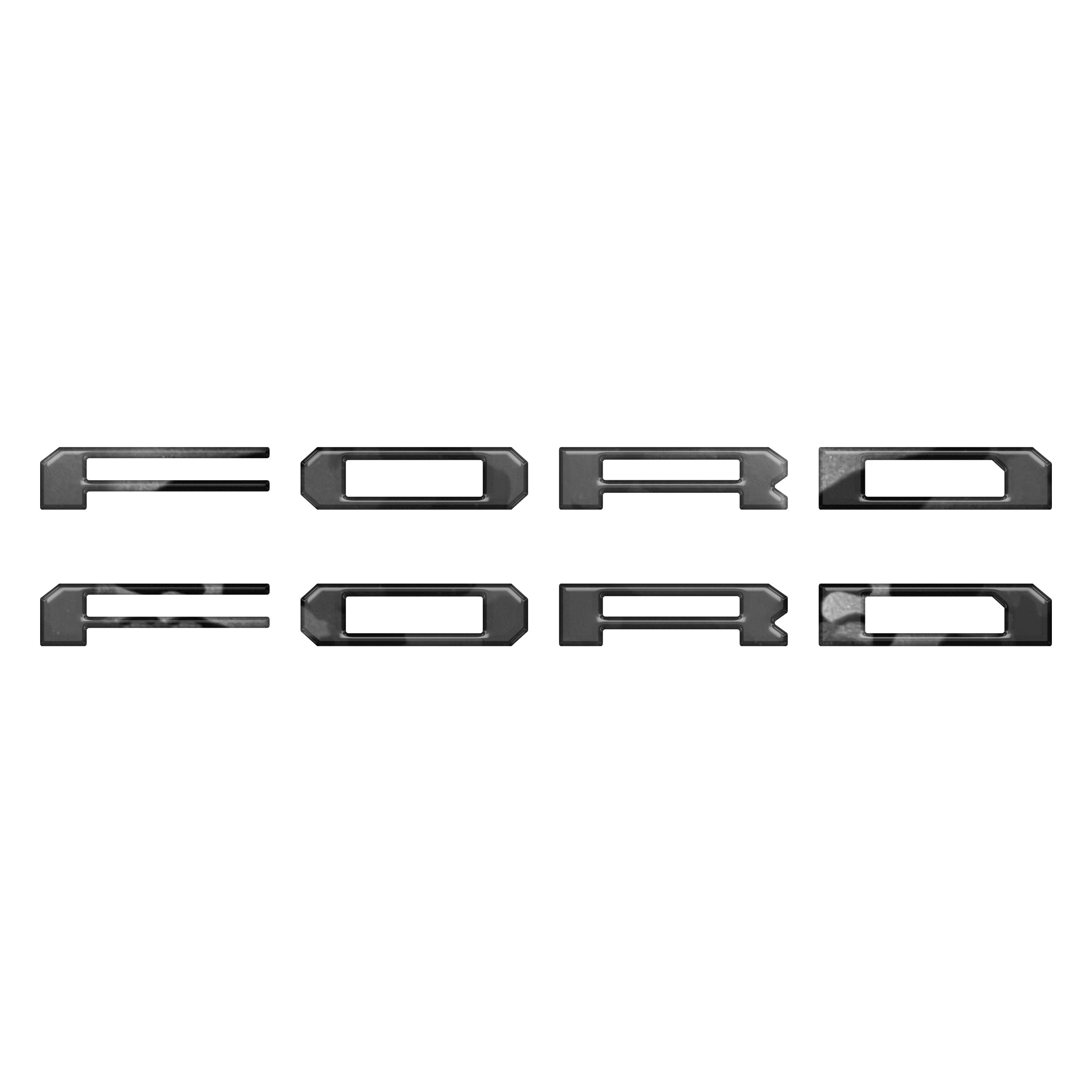 Lightning Running Board Overlays Fits 2022-2026 Ford F150 Lightning