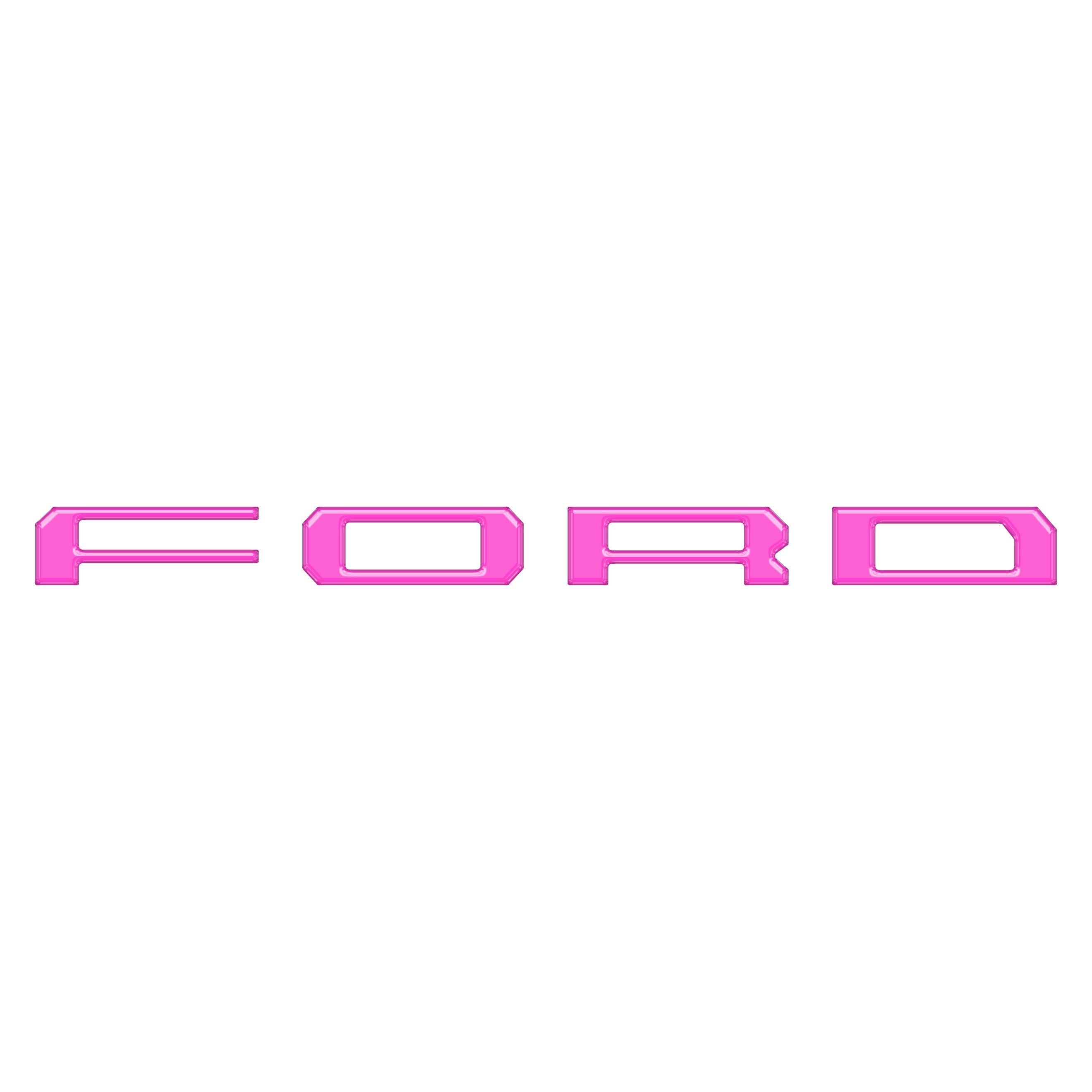 Lightning Rear Bumper Overlays Fits 2022-2026 Ford F-150 Lightning