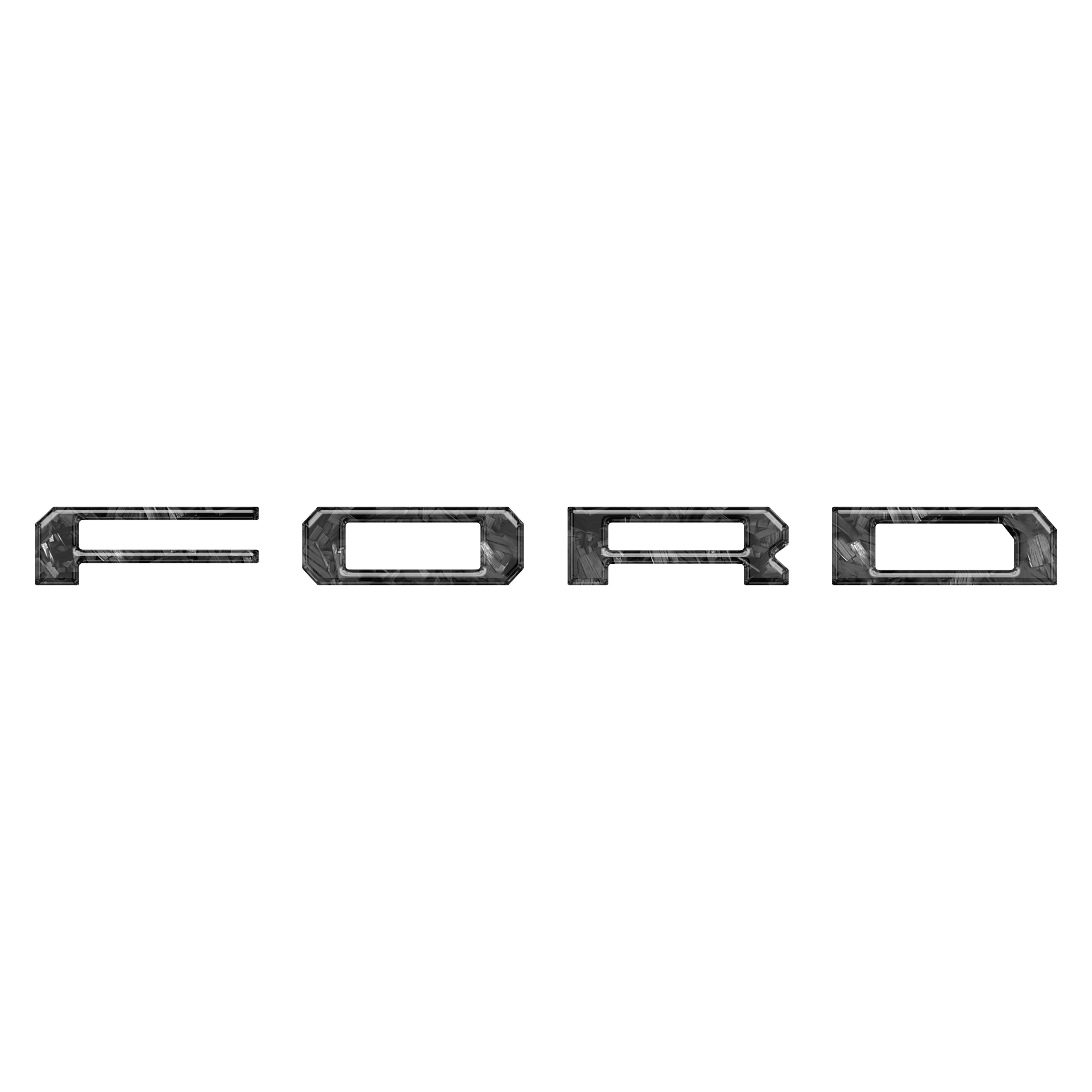 Inner Tailgate Letter Inserts Fits 2022-2026 Ford F-150 Lightning