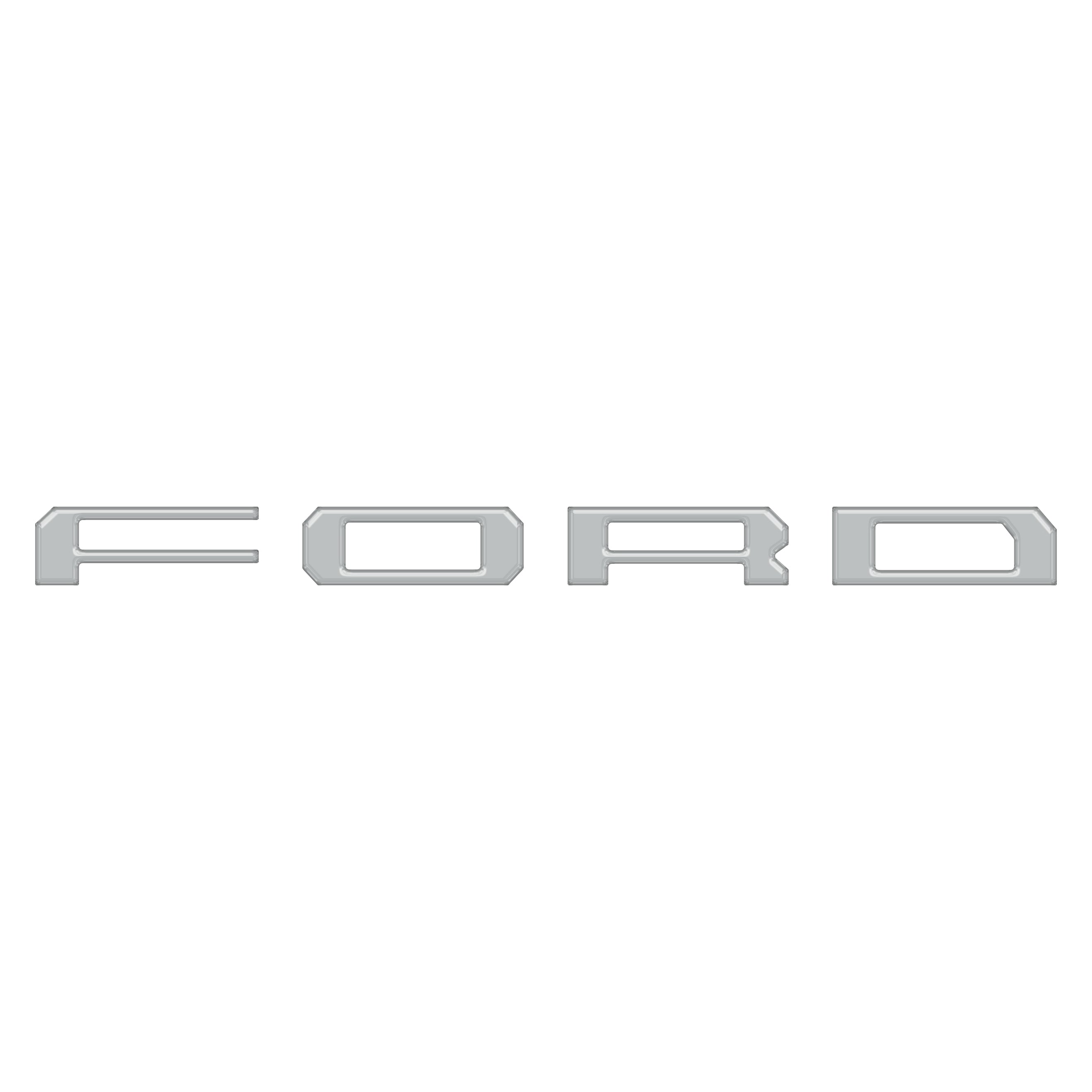 Inner Tailgate Letter Inserts Fits 2022-2026 Ford F-150 Lightning