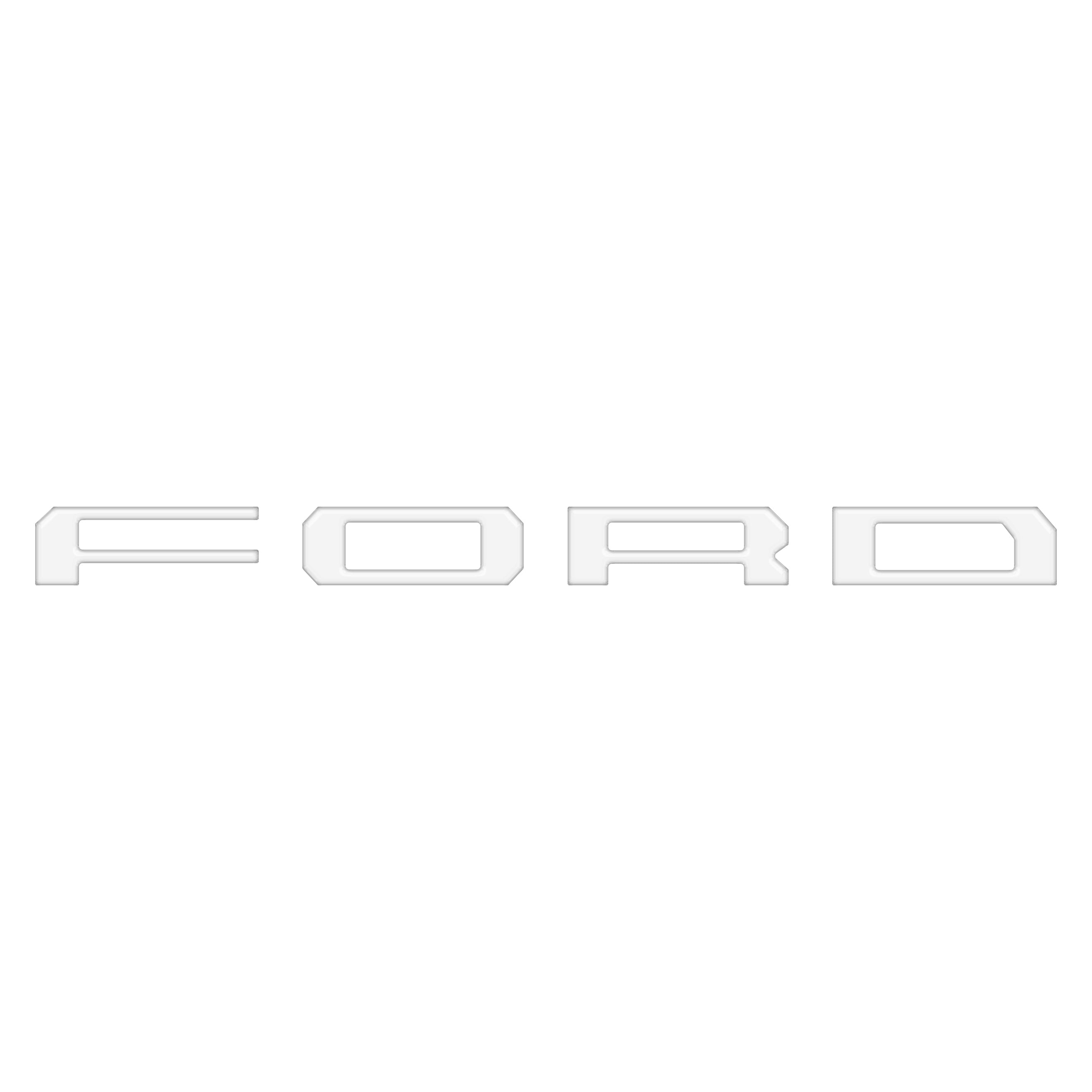 Inner Tailgate Letter Inserts Fits 2022-2026 Ford F-150 Lightning