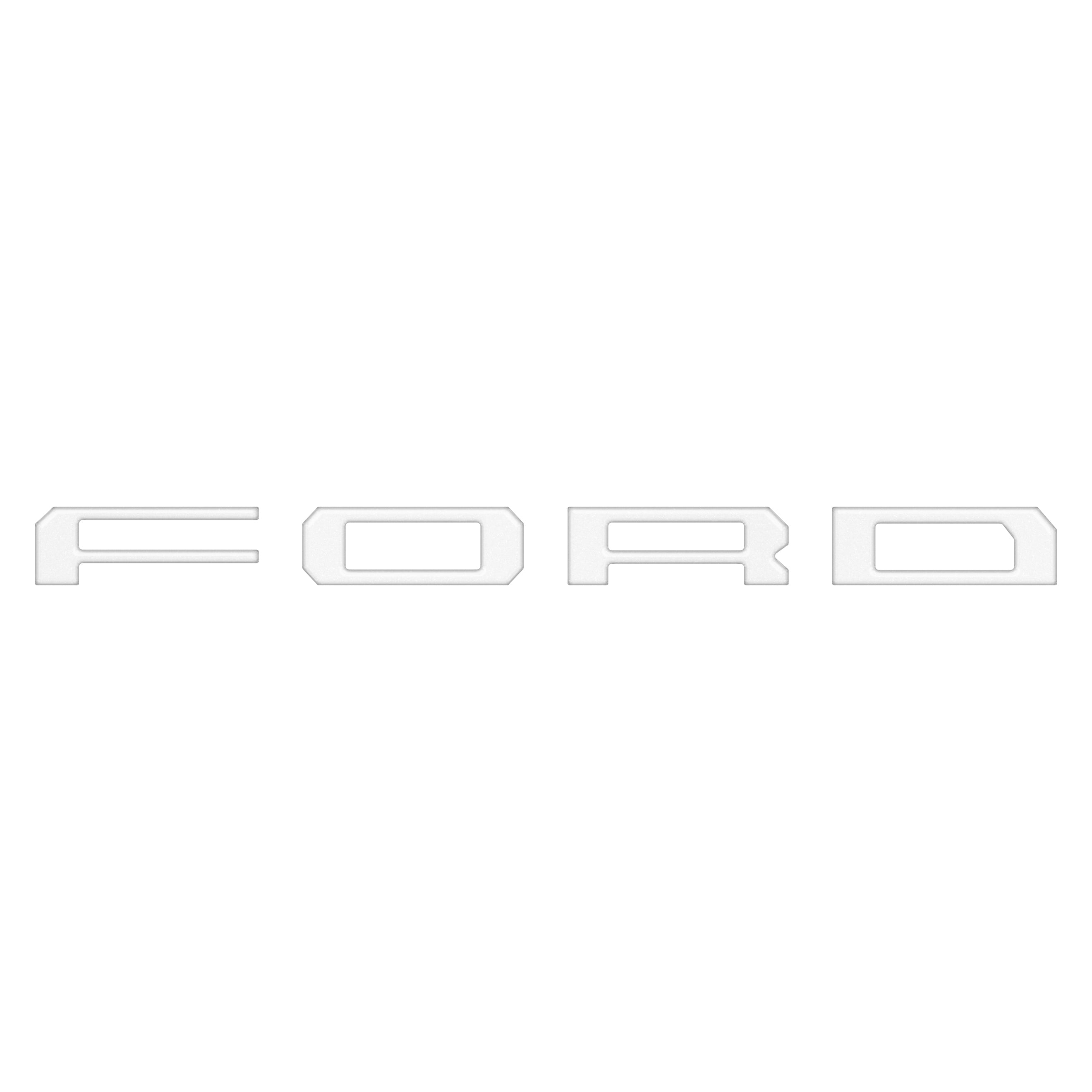 Inner Tailgate Letter Inserts Fits 2022-2026 Ford F-150 Lightning