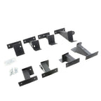 Dominator Extreme Frame Slider Mounting Brackets Only Textured Black 2020-2025 Jeep Gladiator Go Rhino