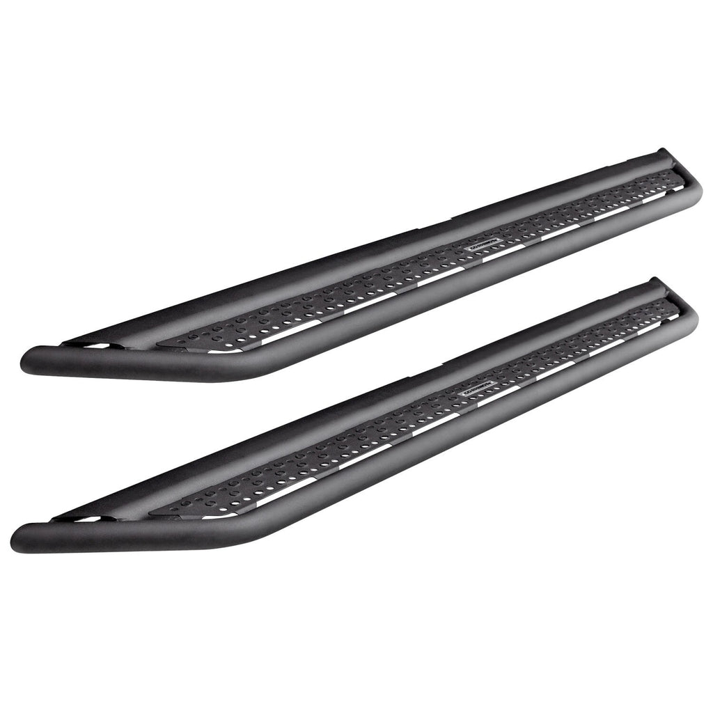Dominator Xtreme D6 Side Steps with Frame Mounting Bracket Kit Double Cab Only Textured Black 2024-2026 Toyota Tacoma Go Rhino