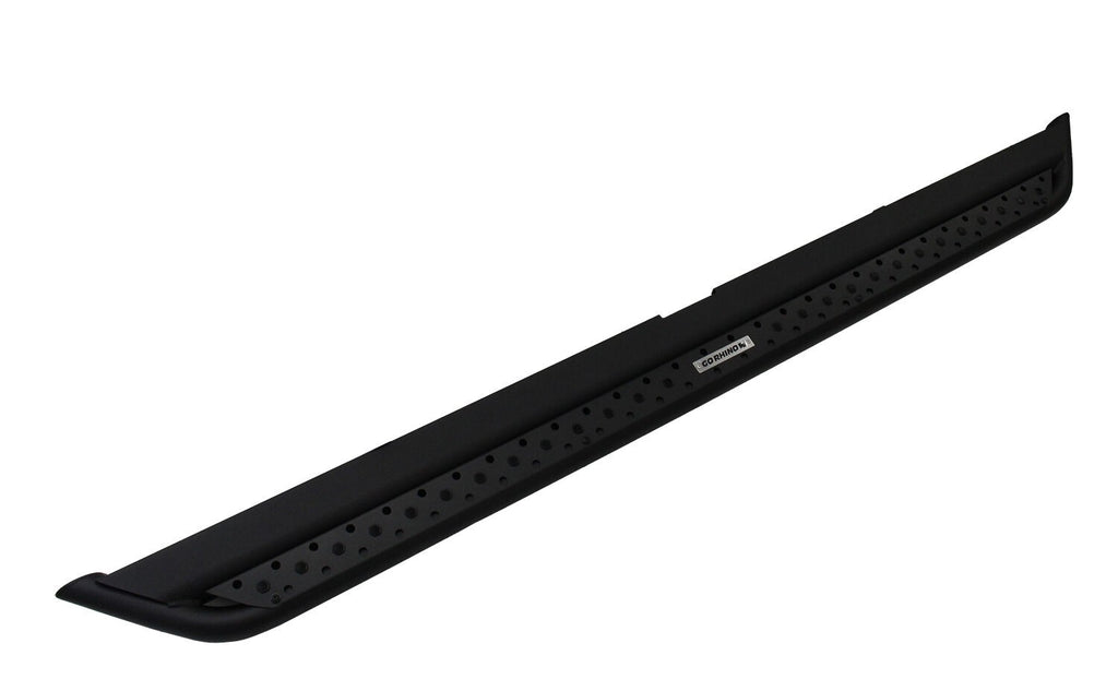 Dominator Xtreme DSS Side Steps with Frame Mounting Bracket Kit Double Cab Textured Black 2024-2026 Toyota Tacoma Go Rhino