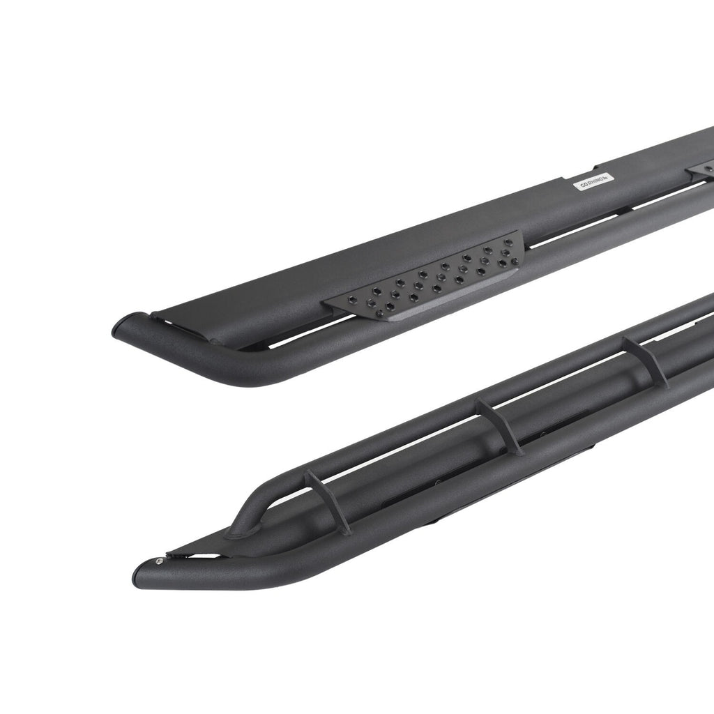 Dominator Xtreme DT SideSteps With Frame Mounted Bracket Kit Textured Black 2014-2024 Toyota 4Runner Go Rhino