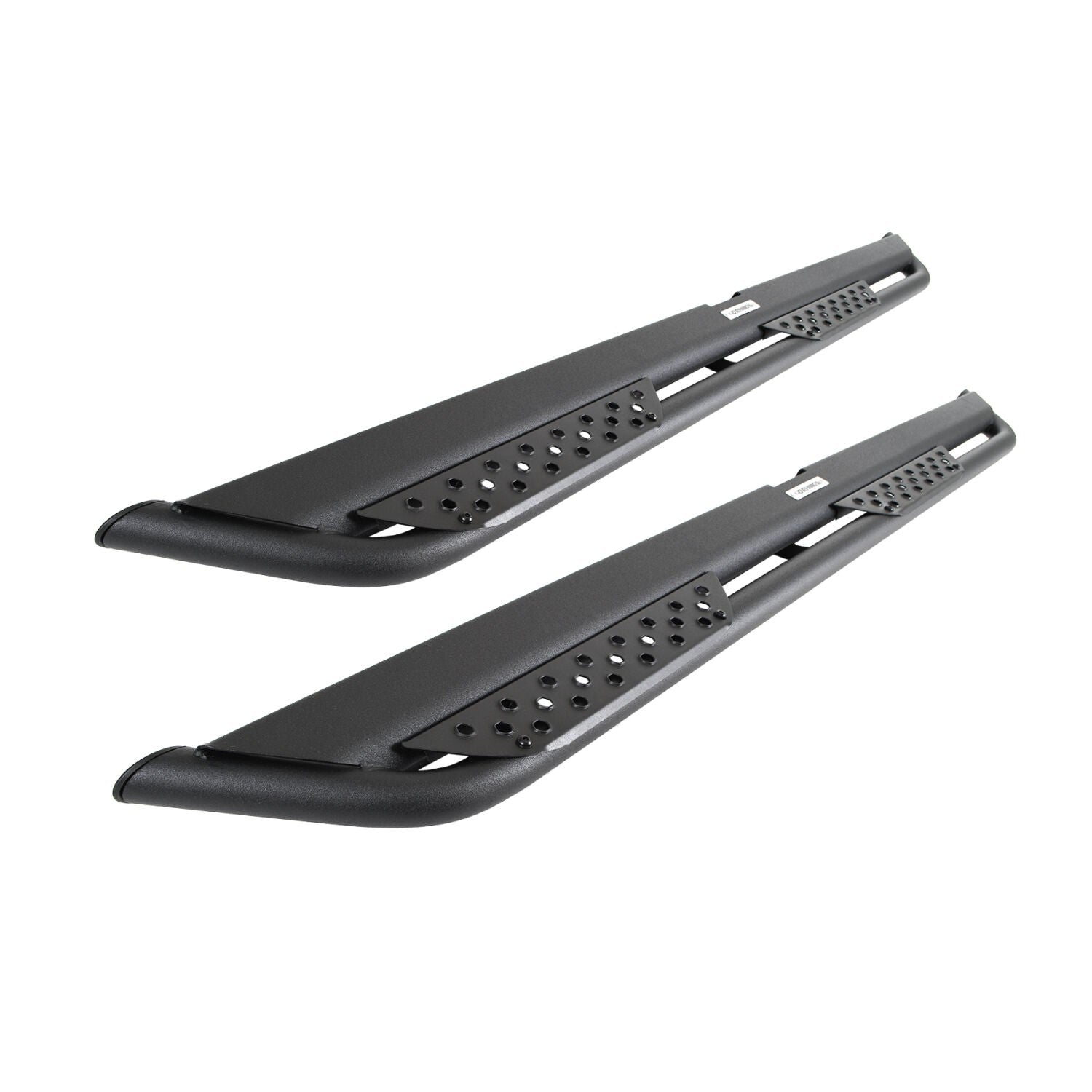 Dominator Xtreme DT SideSteps With Frame Mounted Bracket Kit Textured Black 2018-2026 Jeep Wrangler Go Rhino