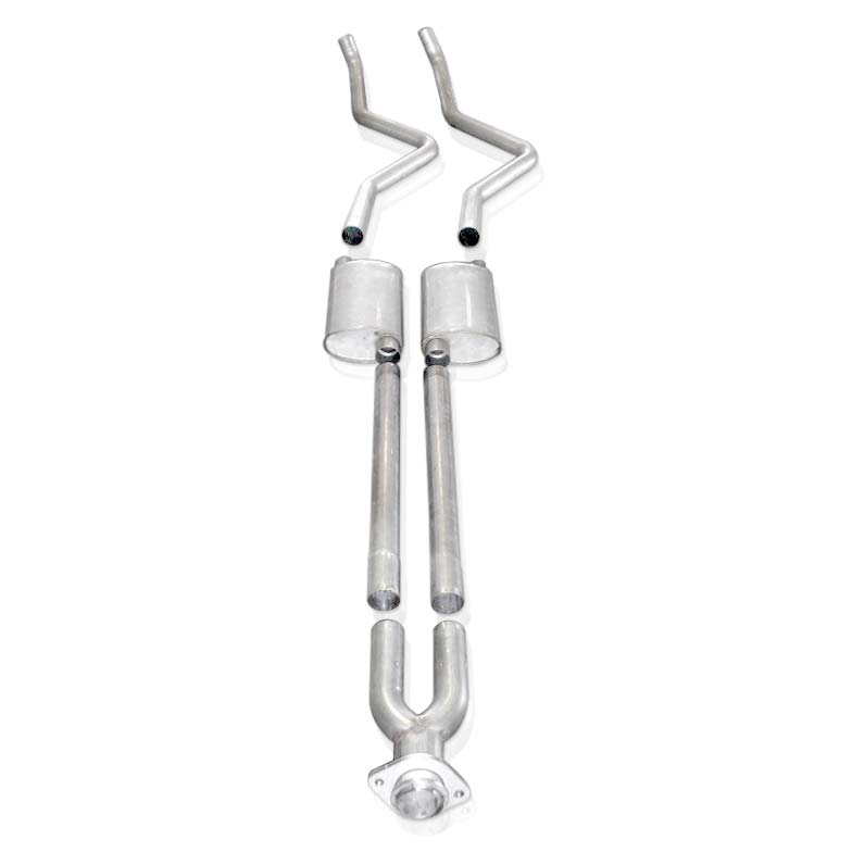 Stainless Works Catback Exhaust Factory Connect Behind Tire Exit 09-10 Ford F-150