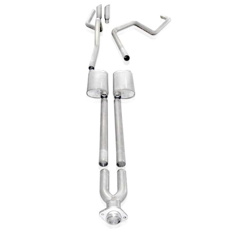 Stainless Works Catback Exhaust Factory Connect Under Bumper Exit 09-10 Ford F-150