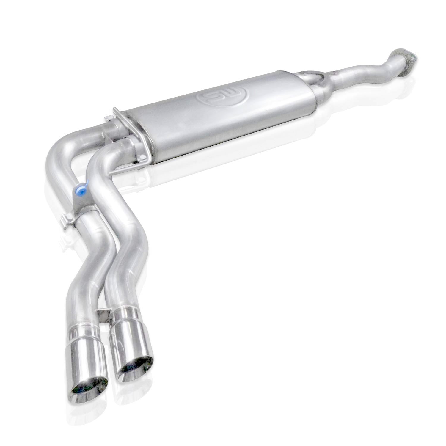 Stainless Works Catback Exhaust Factory Connect SuperCrew Front Exit Polished Tips 15-16 Ford F-150