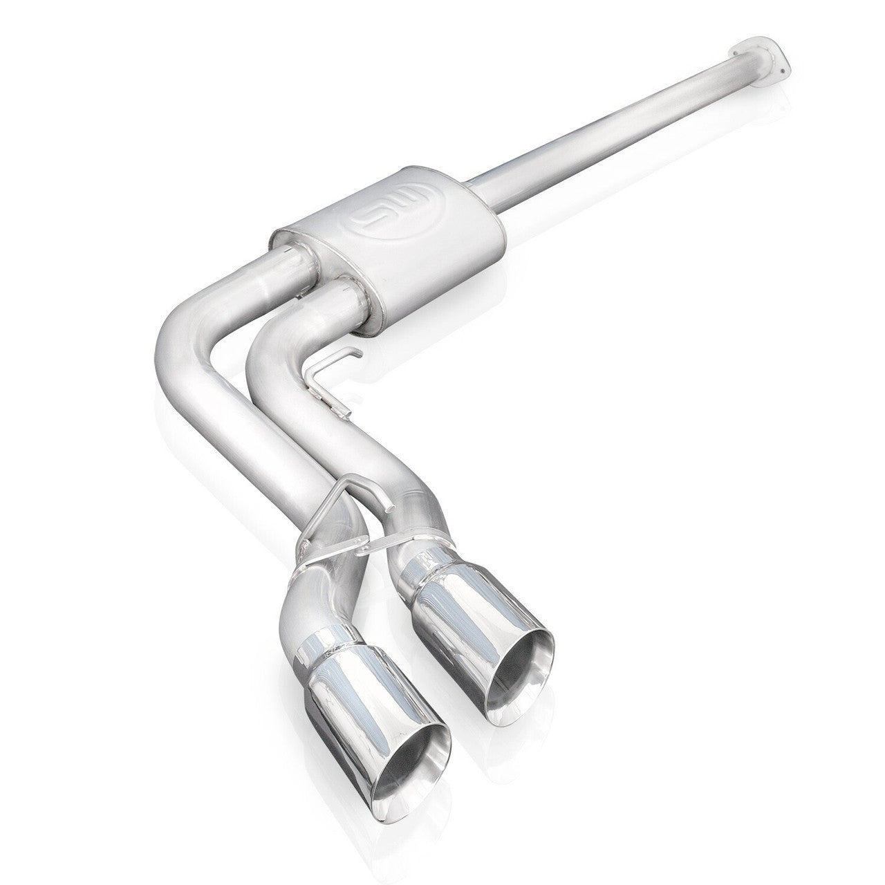 Stainless Works Catback Exhaust Factory Connect SuperCrew Front Exit Polished Tips 21-26 Ford F-150