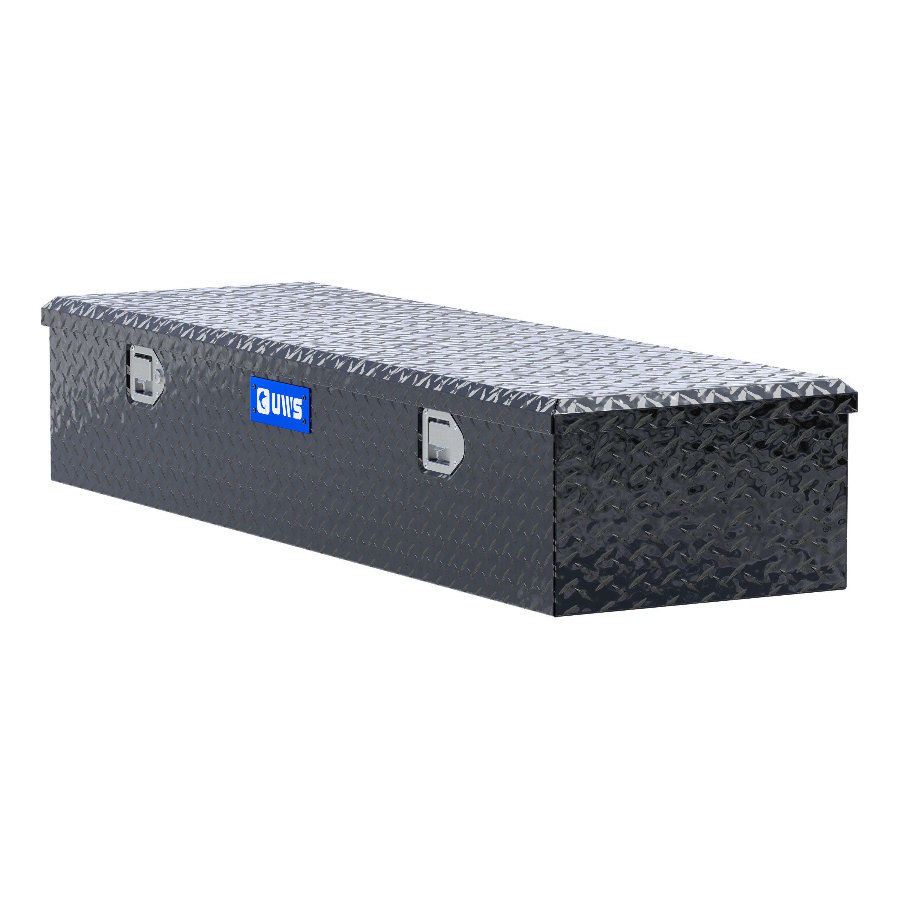 UWS FWB-58-BLK Gloss Black Aluminum 58" 5th Wheel Truck Tool Box (LTL Shipping Only)