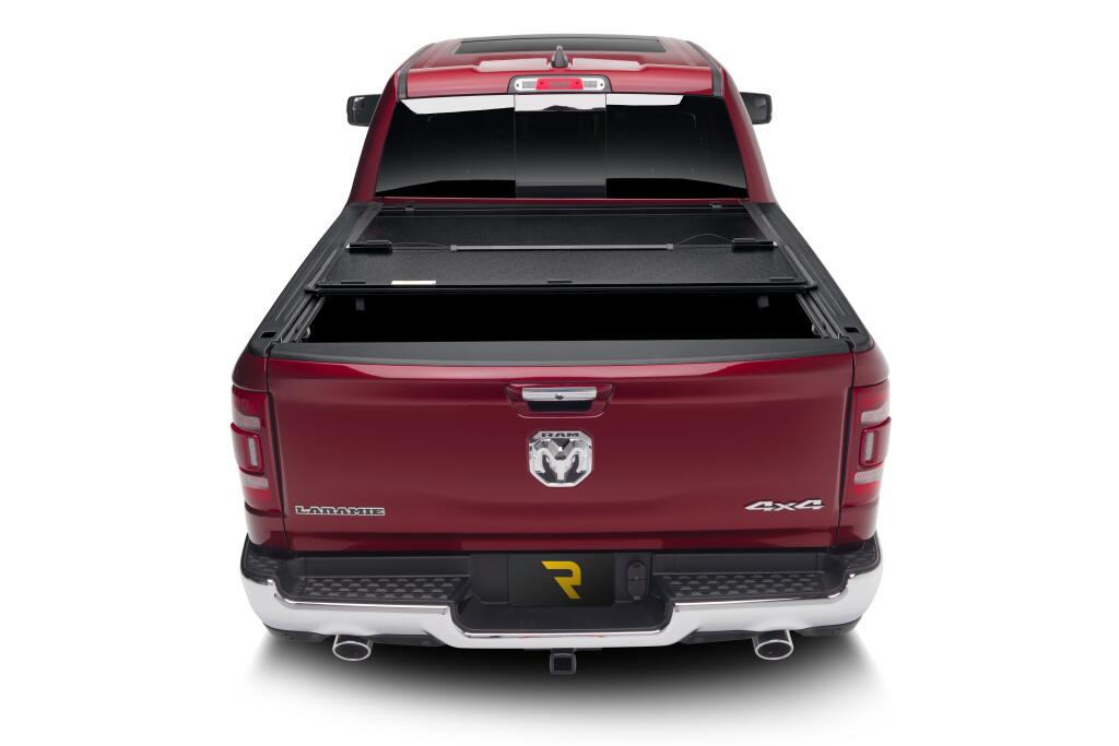 Tonneau Cover Flex 2019-2026 (New Body Style) Ram 5 Foot 7 Inch Bed Crew Cab Without RamBox With Multifunction Tailgate Black Textured UnderCover