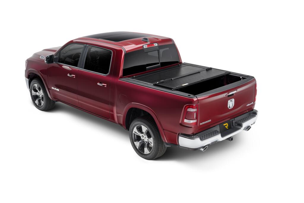 Tonneau Cover Flex 2019-2026 (New Body Style) Ram 1500 6 Foot 4 Bed Quad/Mega Without RamBox With Multifunction Tailgate Black Textured UnderCover
